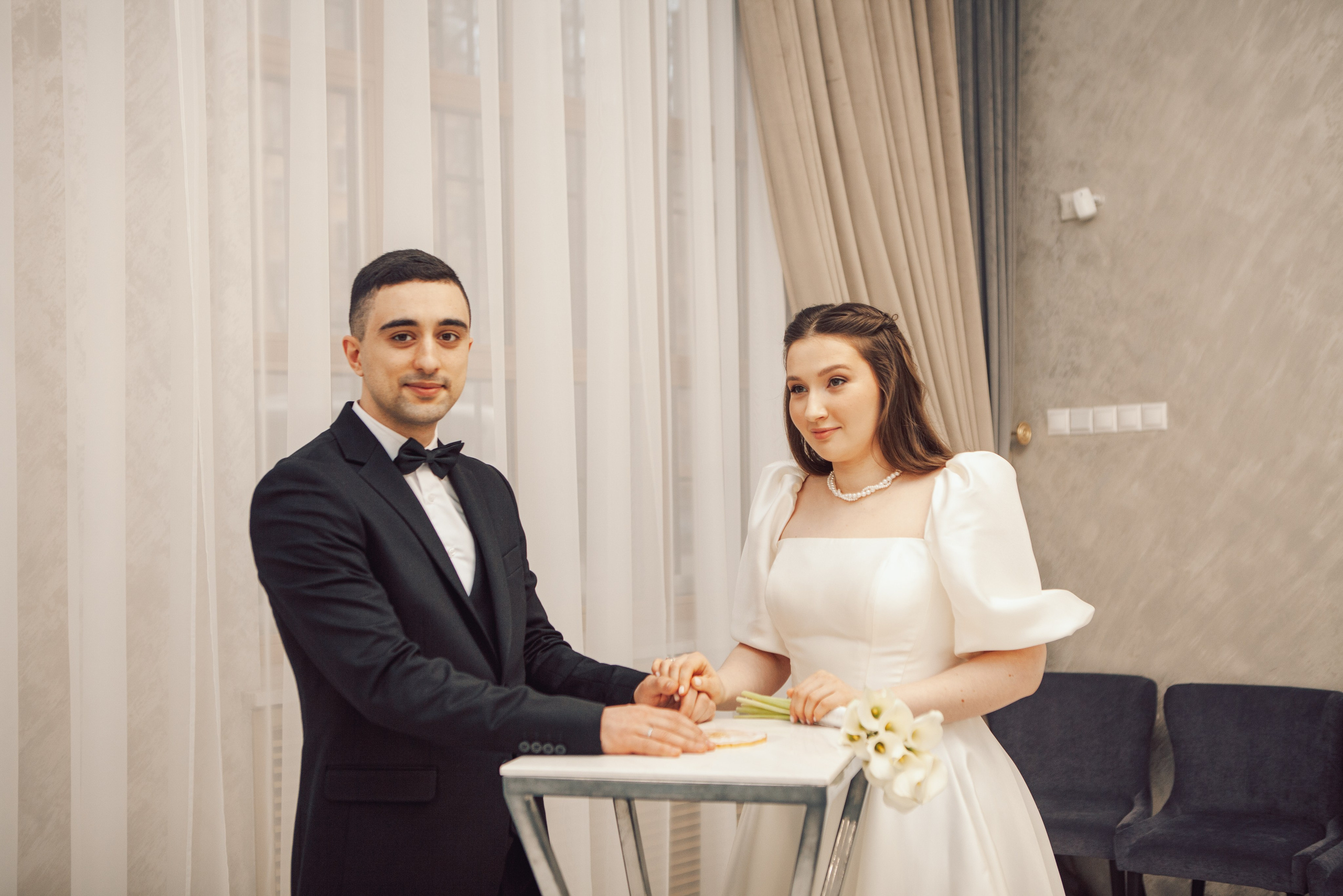 Роспись в Кутузовском ЗАГСе. Фотограф Ольга Ефремова