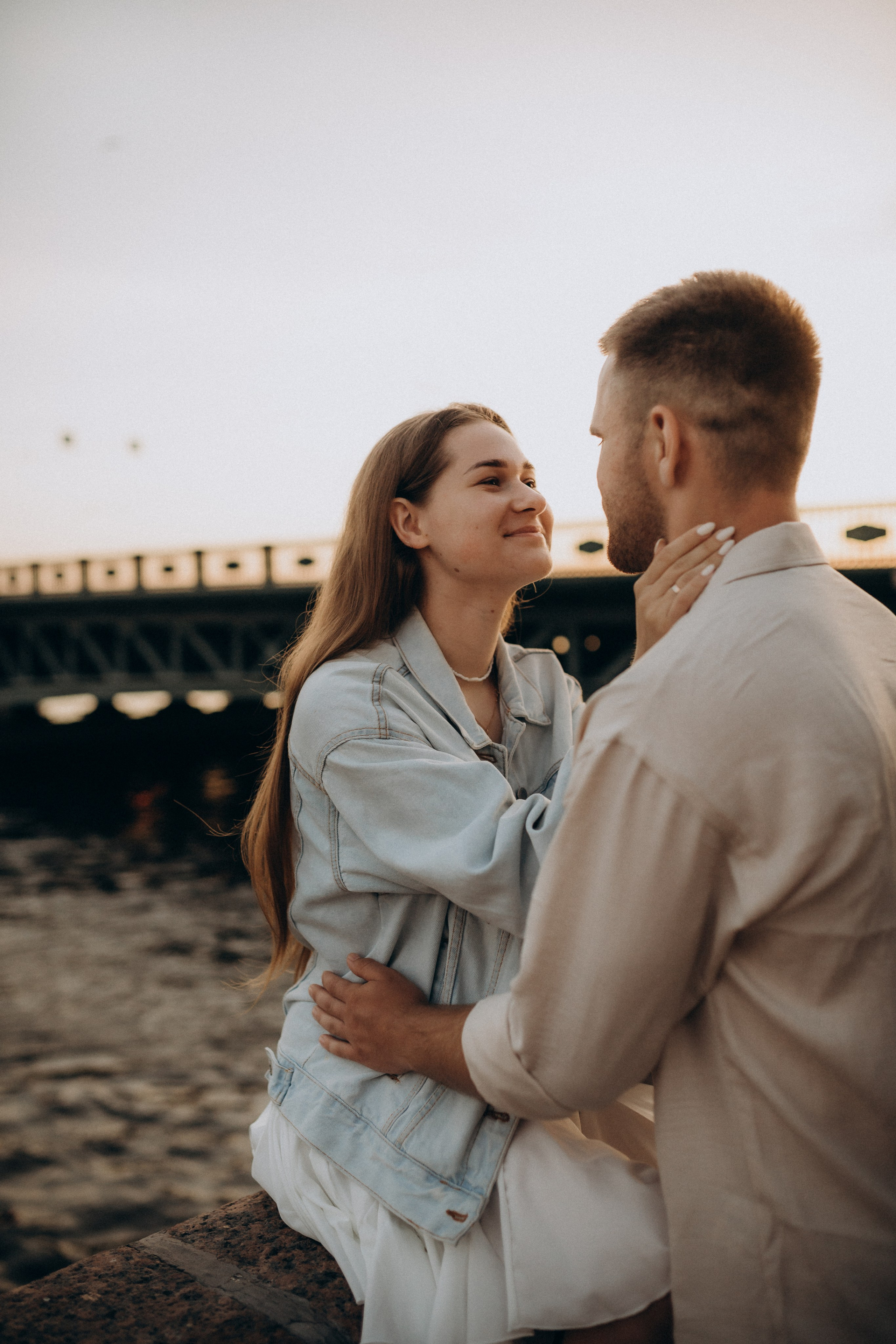 Фотосессия с разводными мостами: LoveStory. Фотограф Санкт-Петербург Князева Елизавета