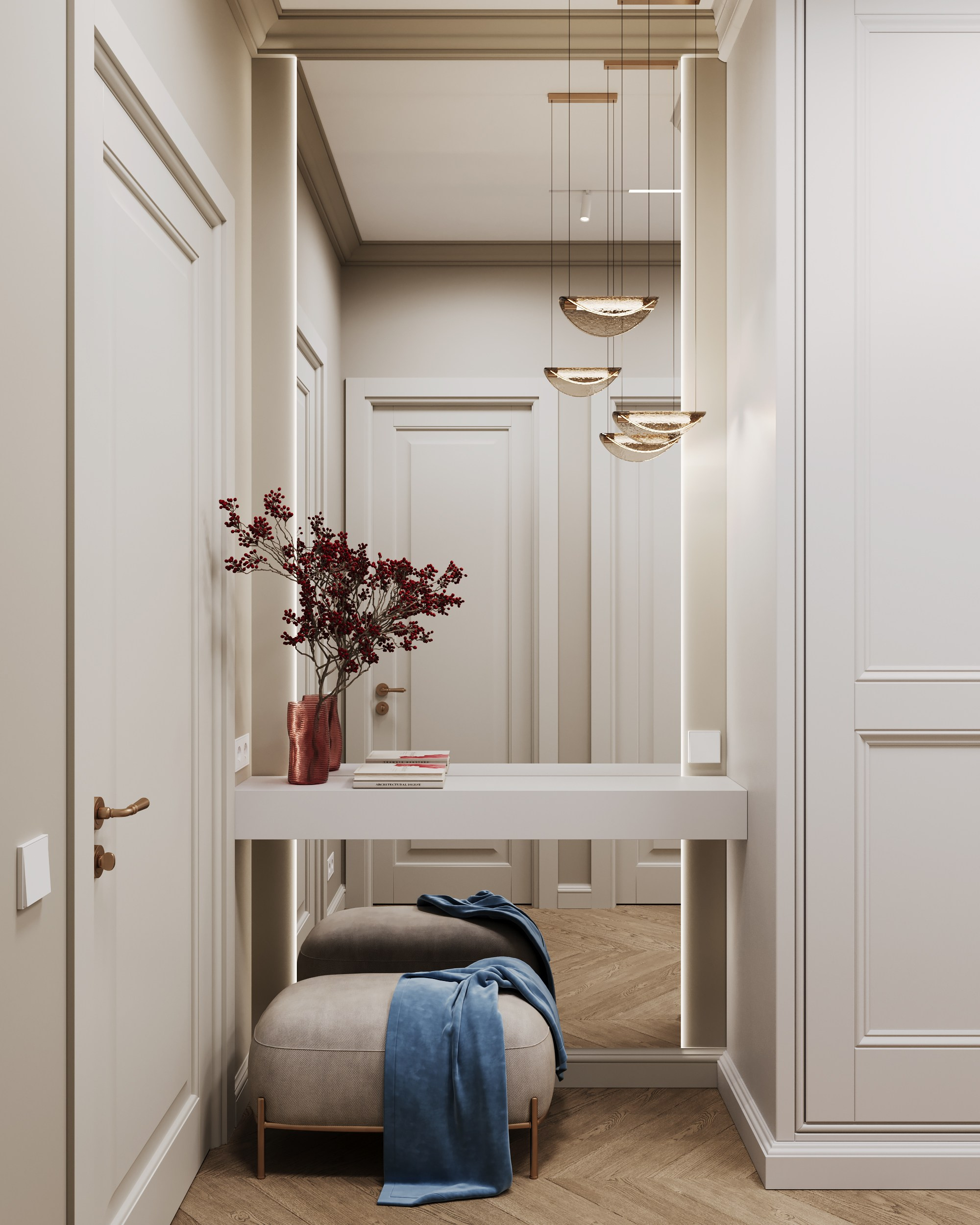 Color Classic. Дизайн интерьера | 3D визуализация | Миланская Марина