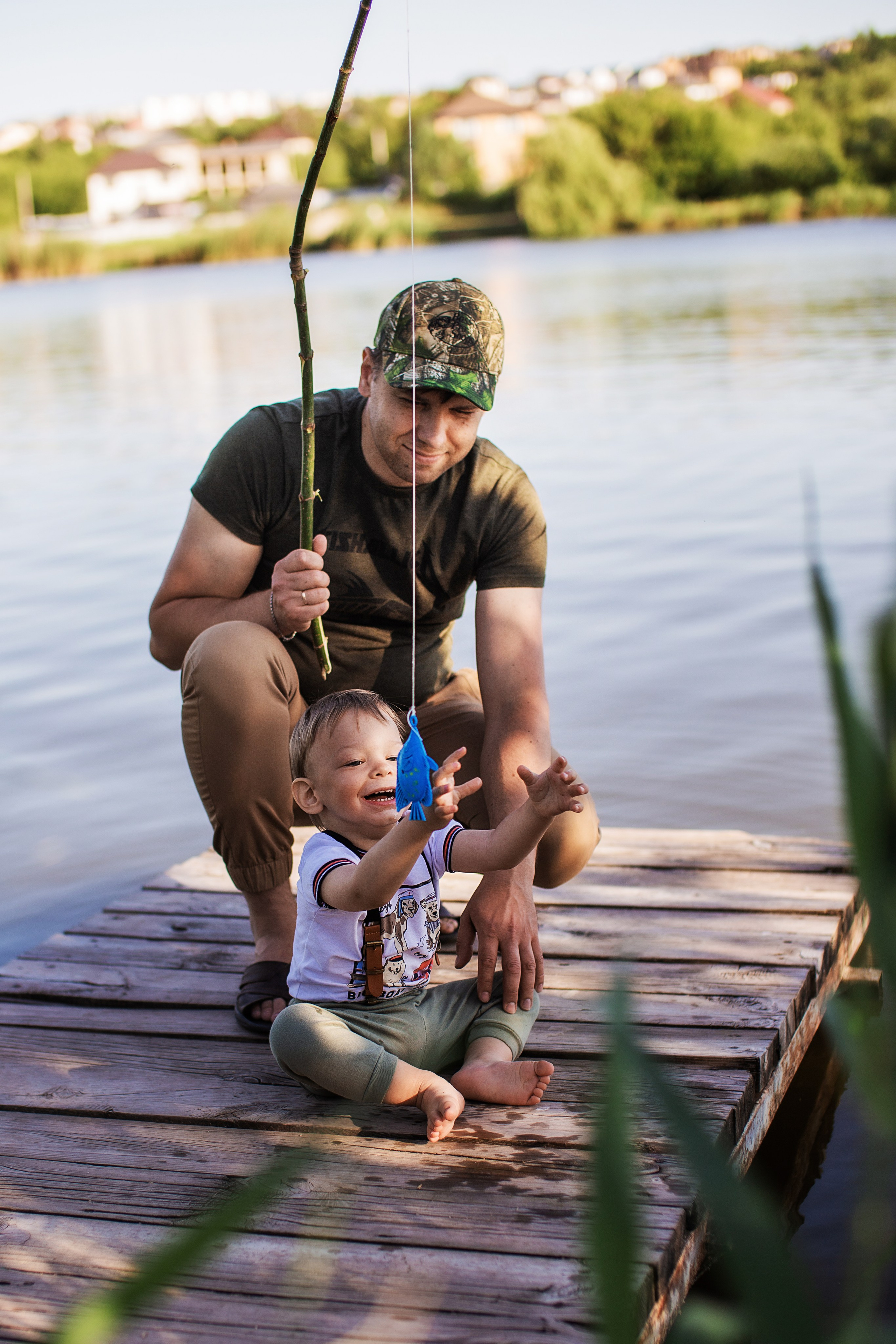 На рыбалке. Семейный фотограф в Саратове