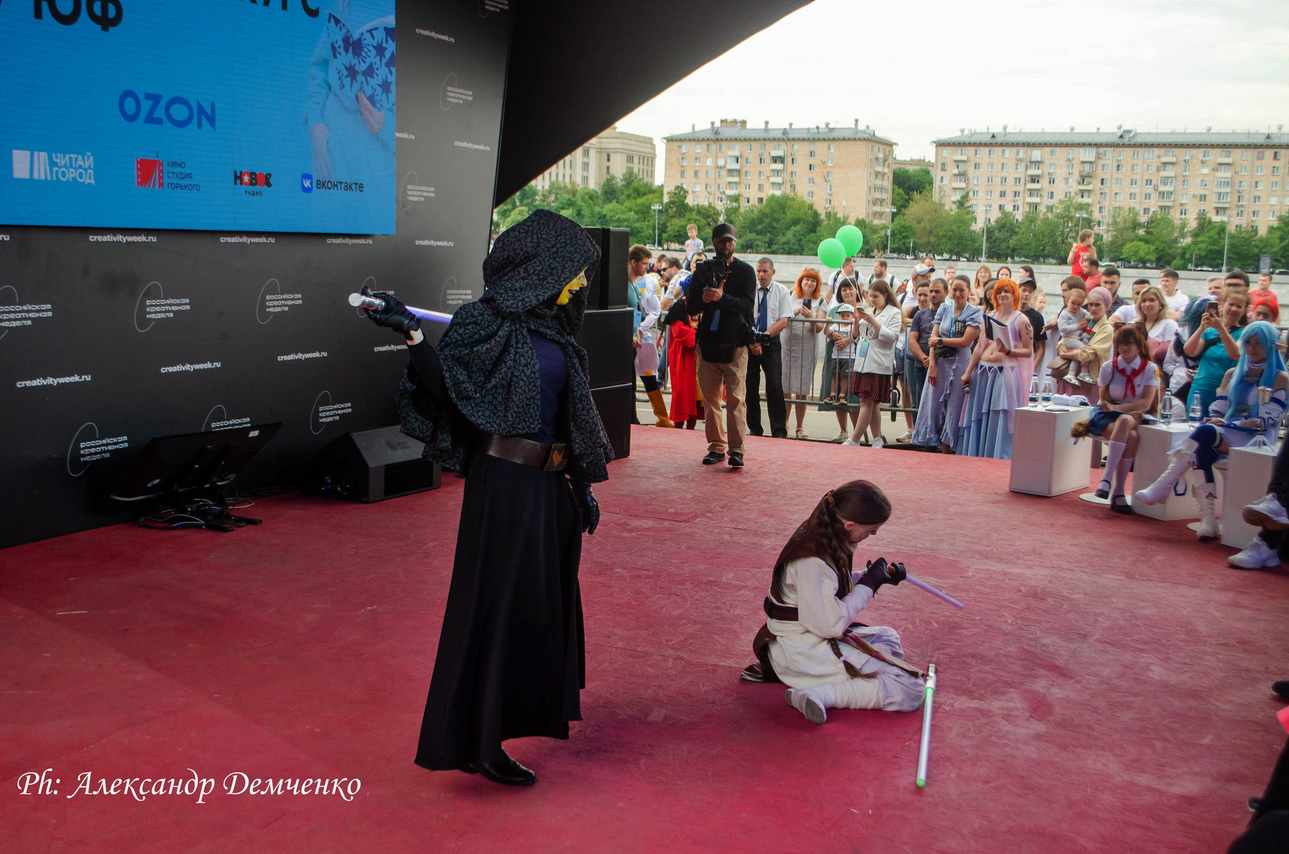 Фотосессия в Парке Горького на Лидеры молодого контента