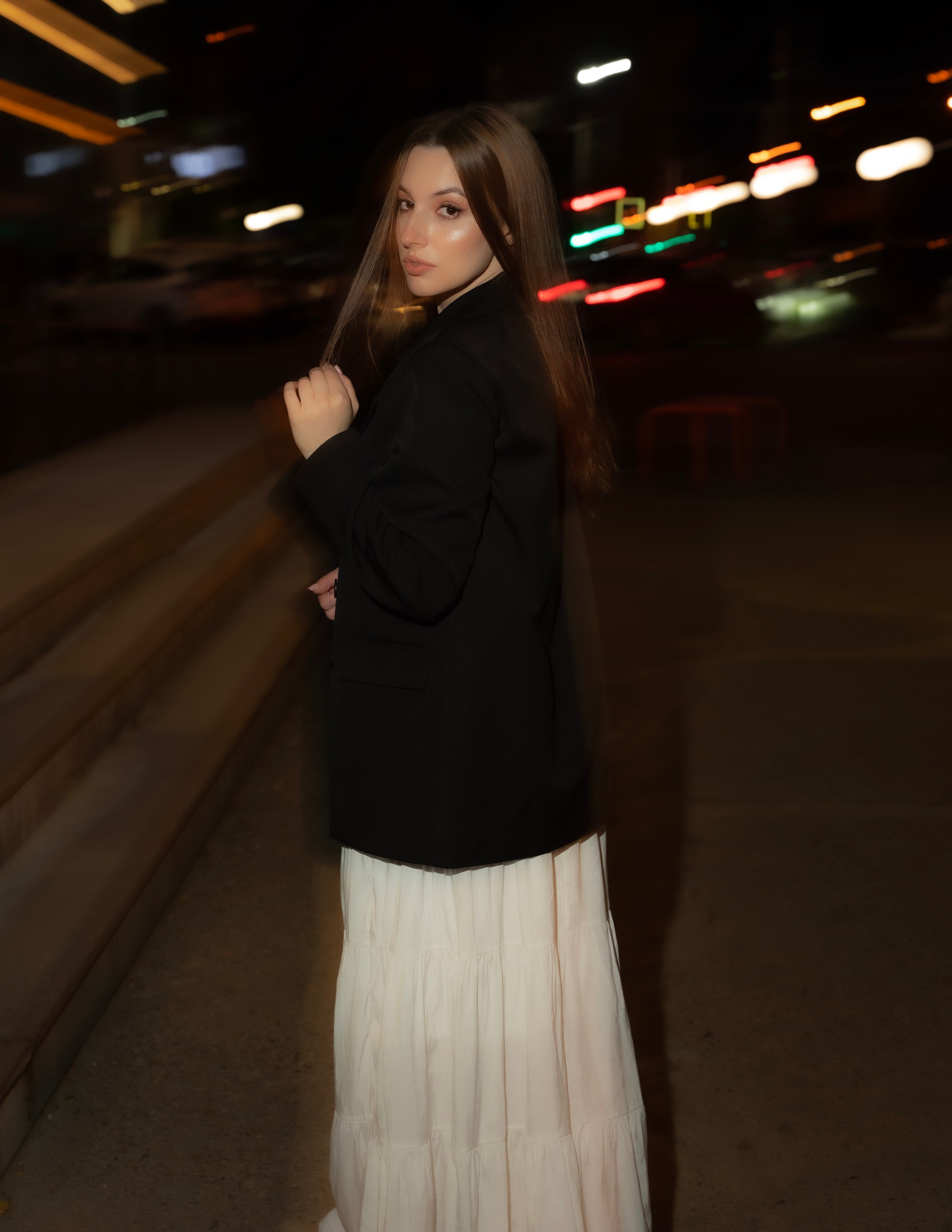 Ночная съемка в городе. Женский, семейный фотограф в г. Уссурийске Марина Гусарова