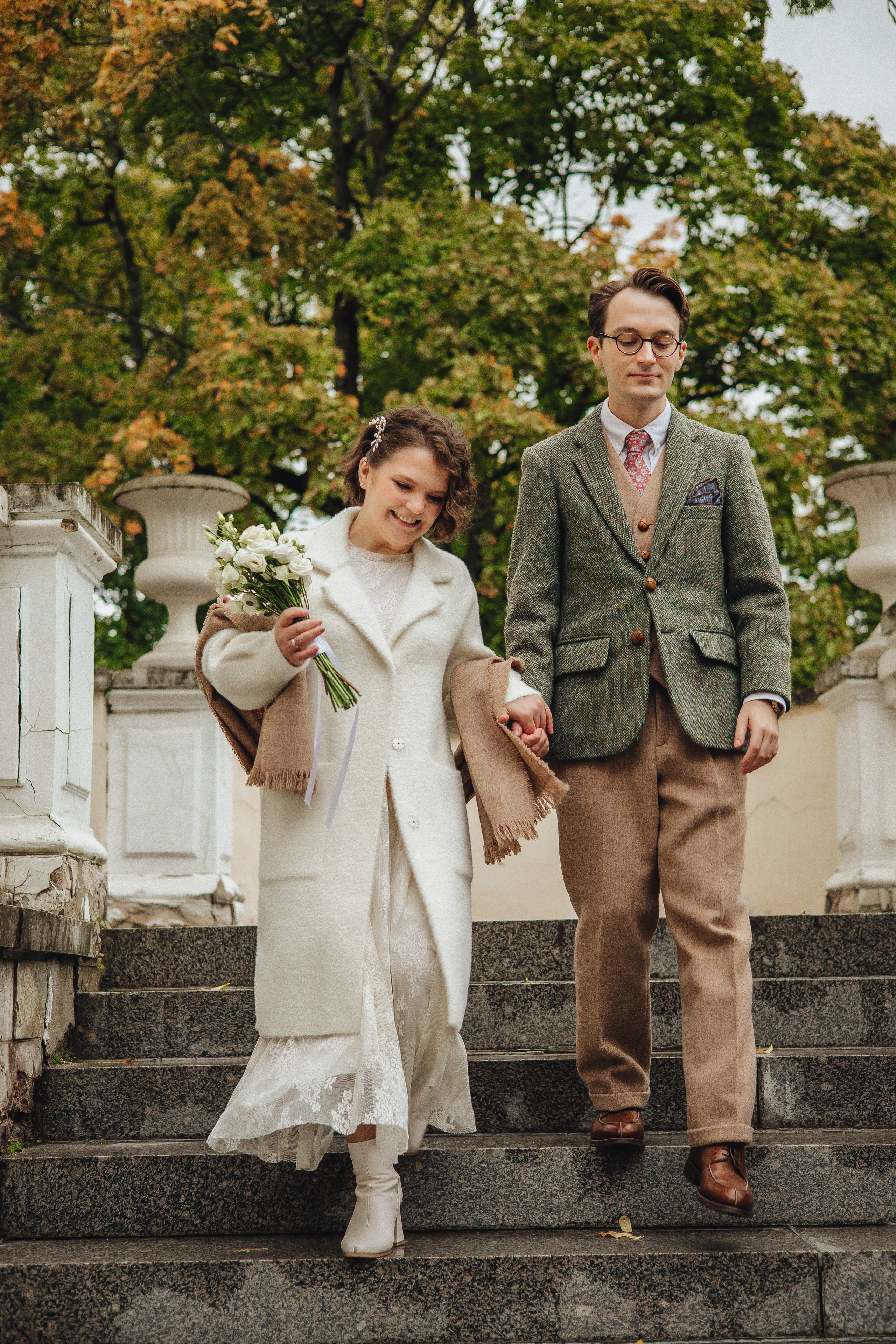 Антон & Даша. Царское Село, осень. Свадебный и семейный фотограф Пушкин Царское Село СПБ Питер Санкт-Петербург и Рязань Ольга Козлова