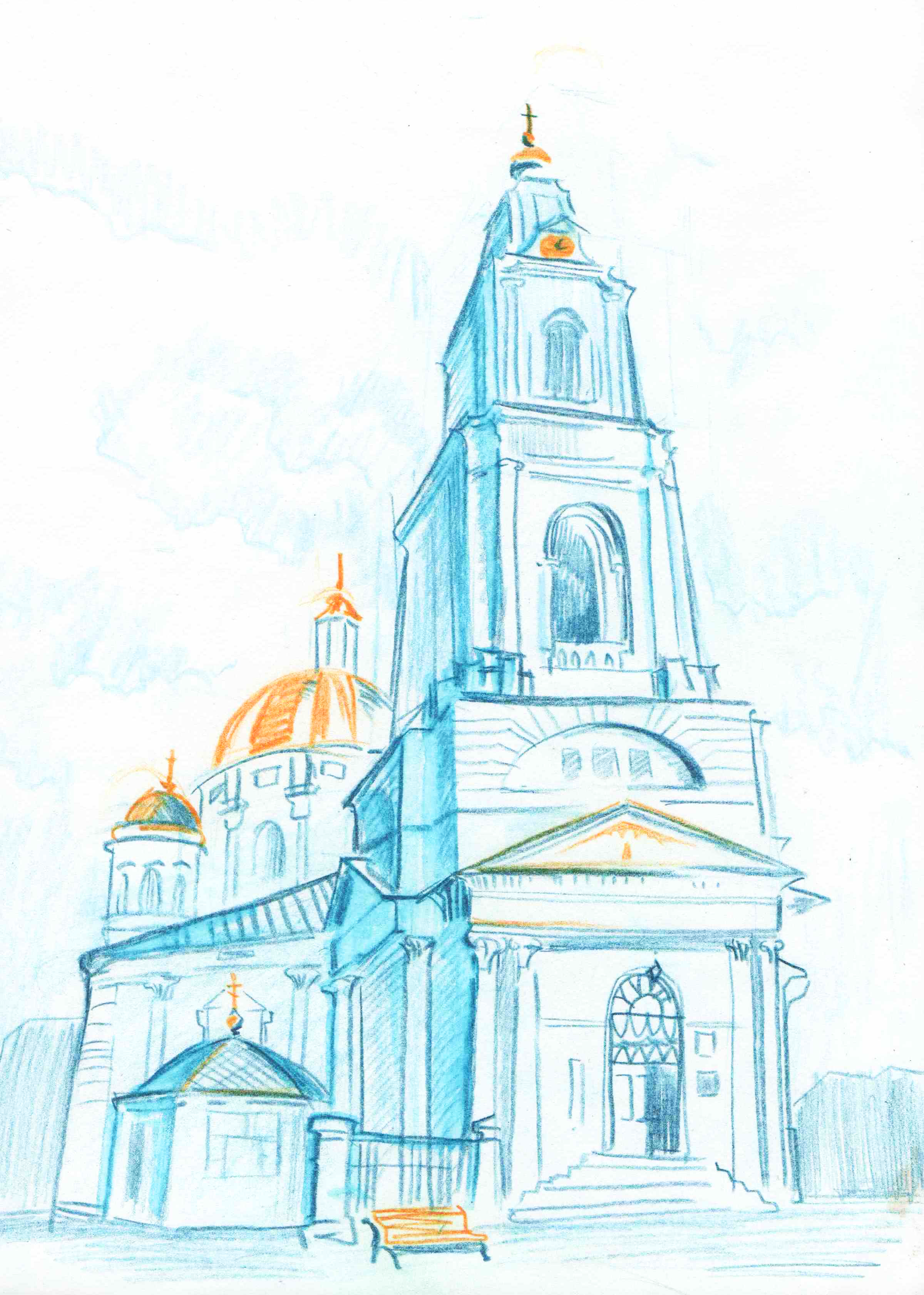 Графика — архитектура. Динара Байгельдина — Графический дизайнер и художник-иллюстратор