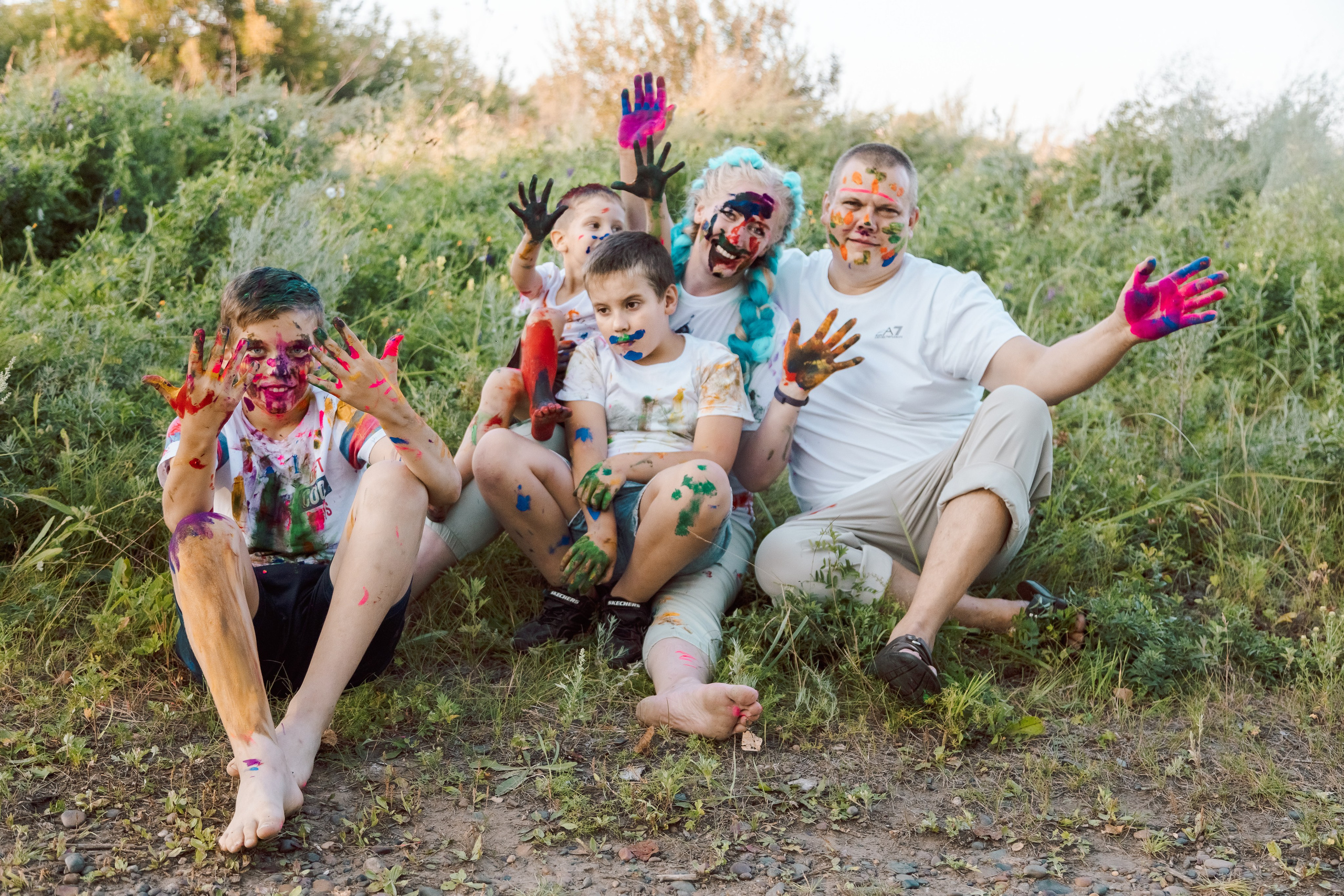 Семейная фотосессия на природе летом. Семейный и детский фотограф в Красноярске Ольга Гаврикова