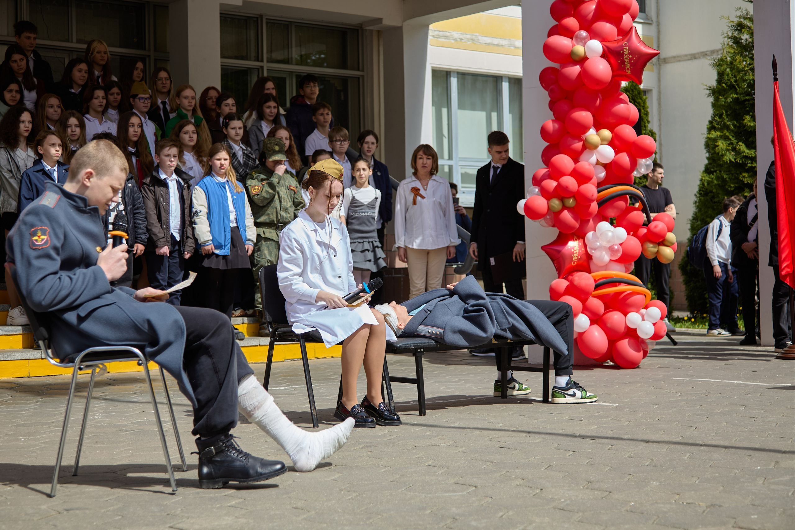 День Победы — школа Тропарево. Фотограф в Москве Илья