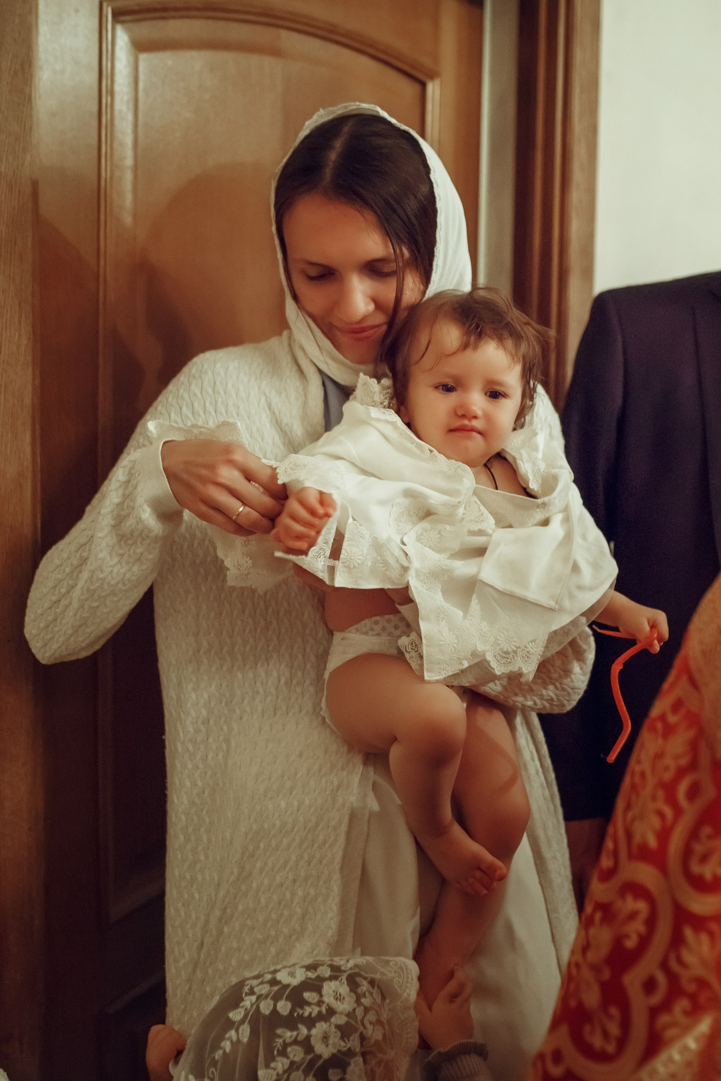 Крещение Даши. Фотограф на Крещение, семейный фотограф в Москве