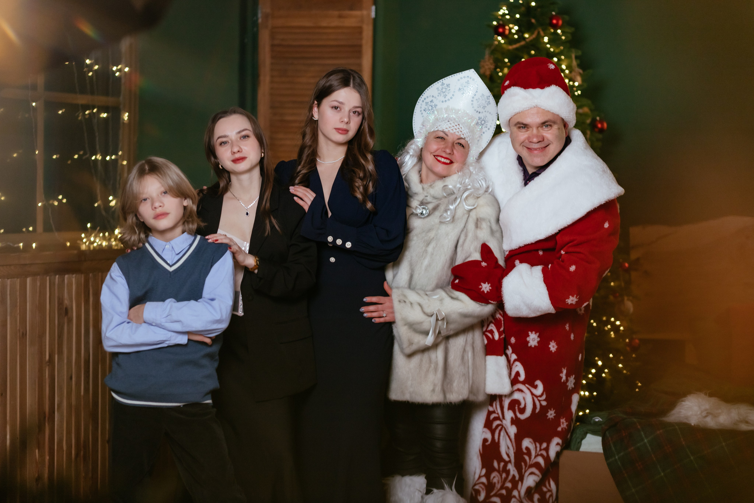 Новогодняя. Blenda photostudio. Семейный фотограф в Минске Приболовец Светлана