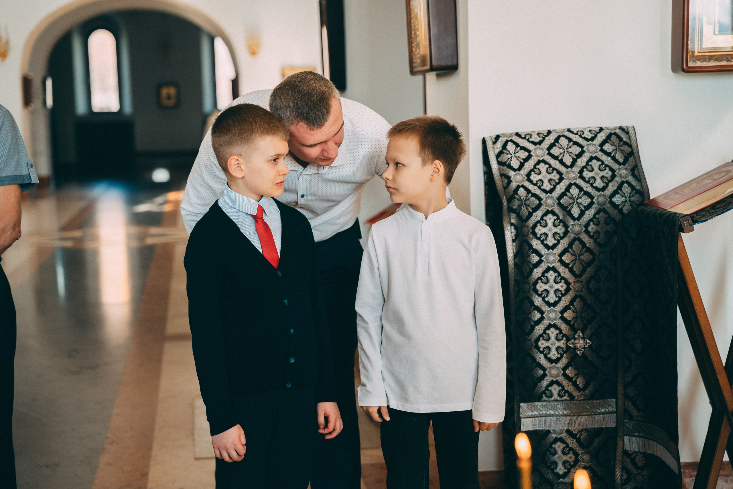 Крещение Арсения и Максима. Главная