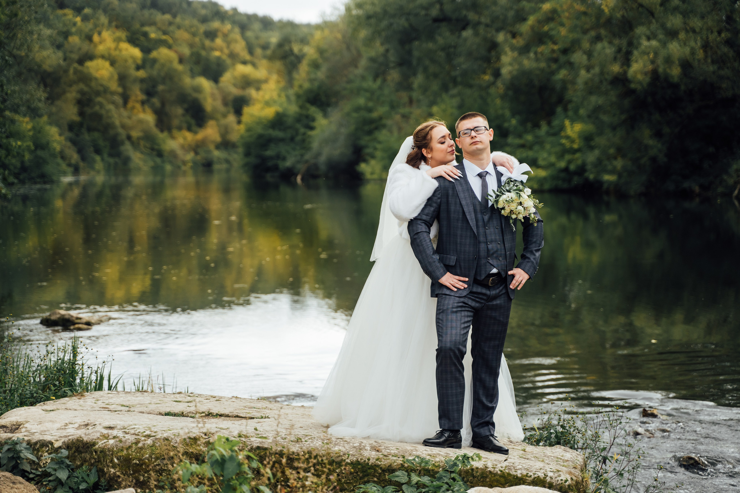 Николай и Ирина свадебная прогулка. Свадебный фотограф в Коломне, Воскресенске, Егорьевске Владимир Петров