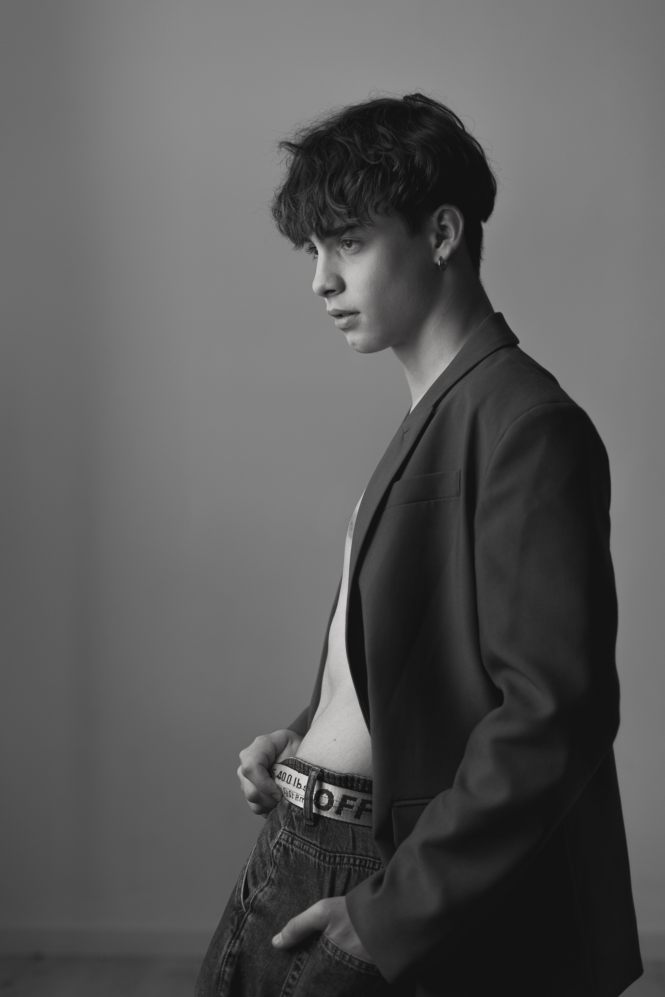 Мужской портрет ЧБ