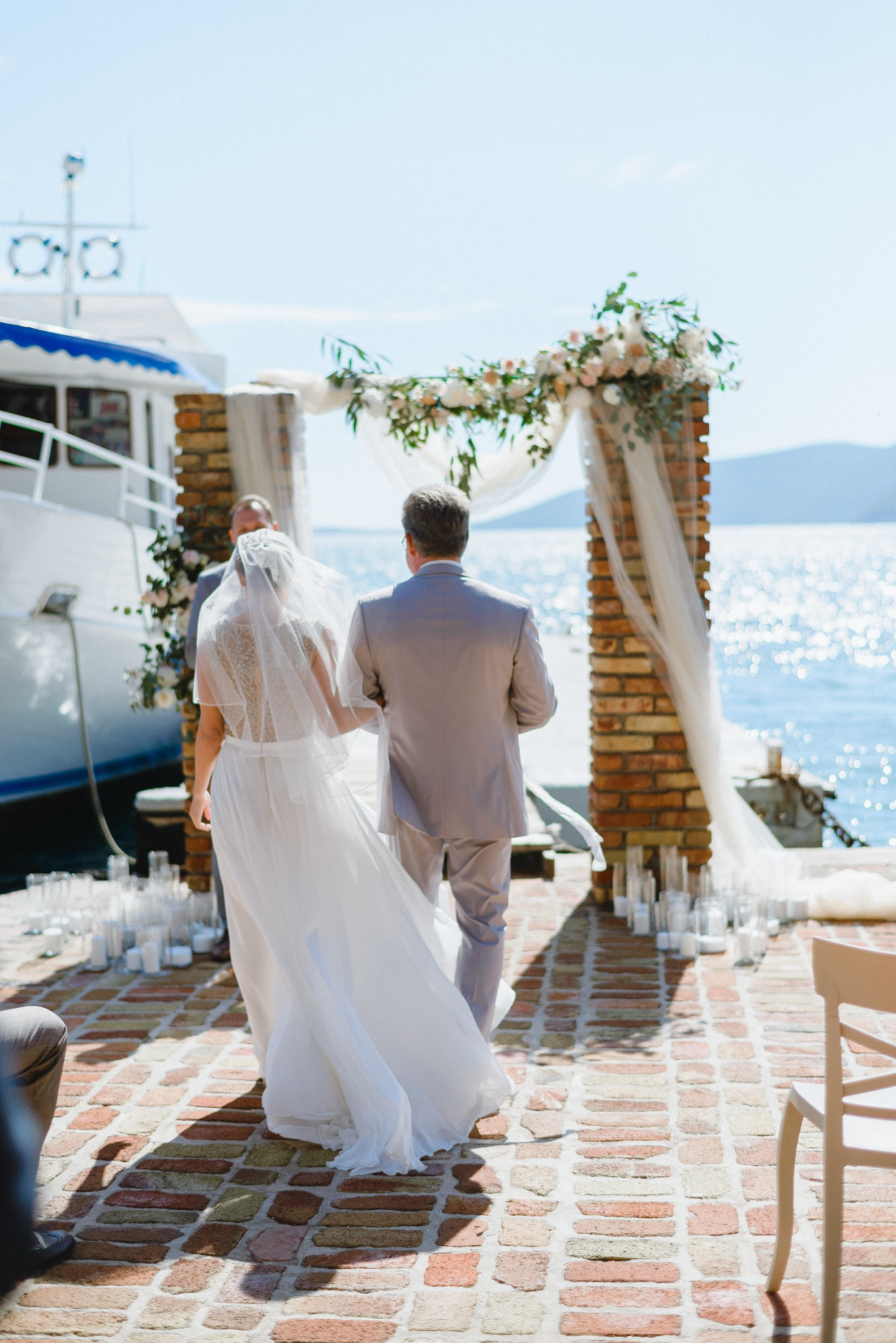 Свадебная церемония в Черногории. Изящная фотография | Ксения Милушкина