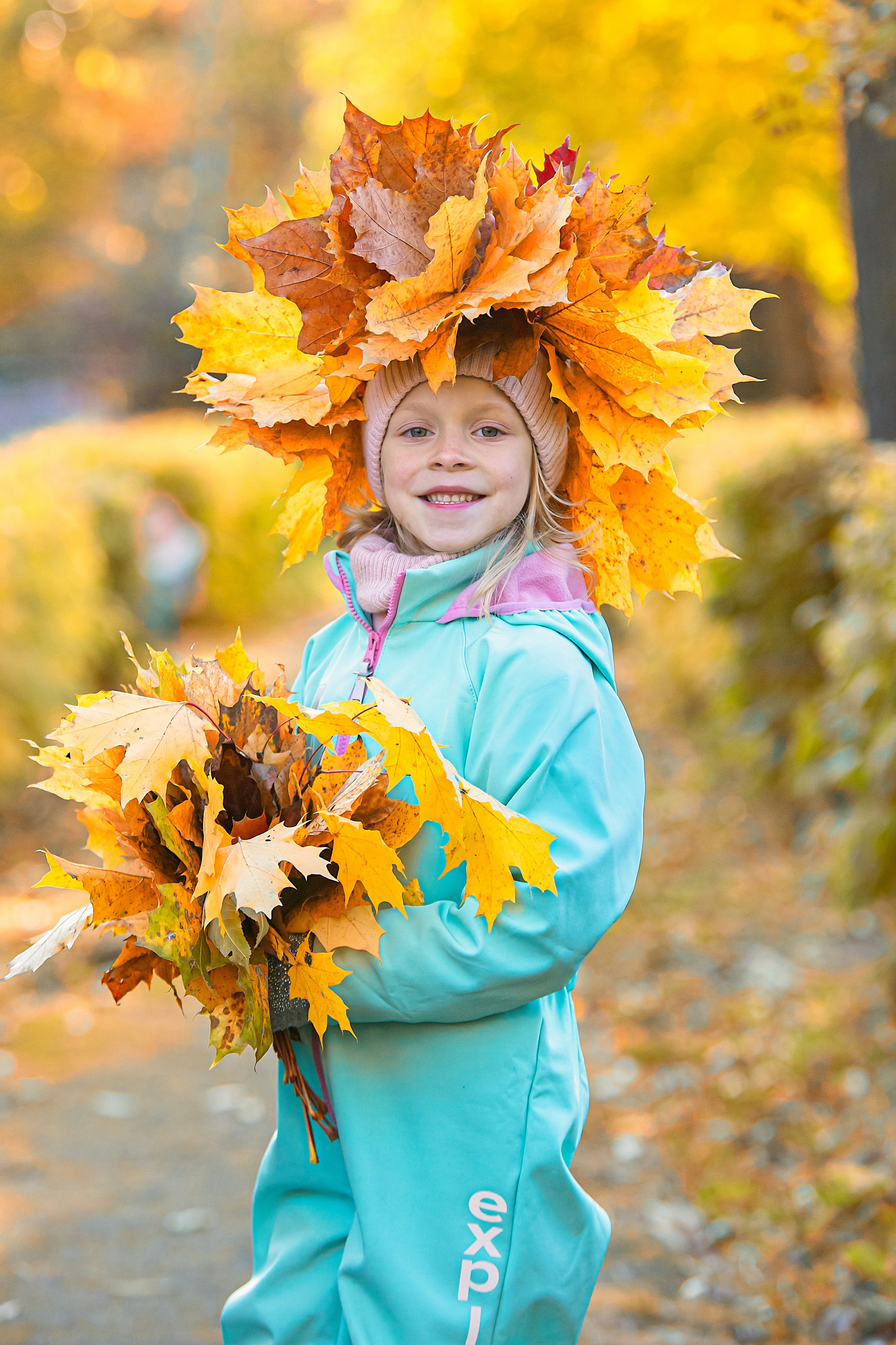 Осень в детском саду. Свадебный, семейный, детский фотограф в Санкт-Петербурге