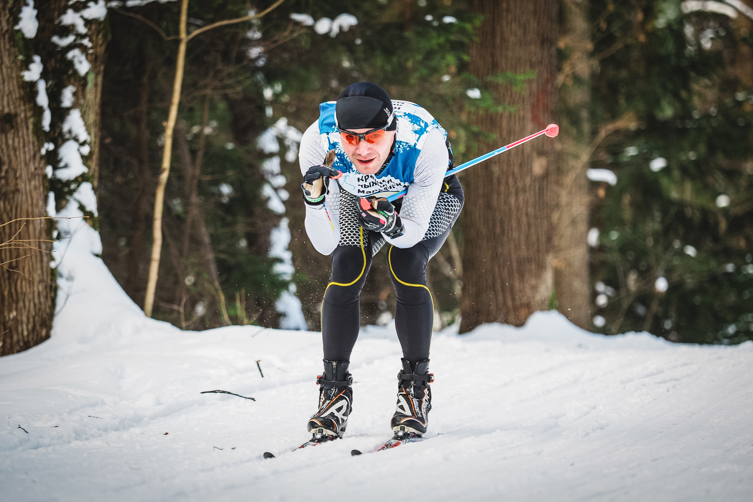 Крещенский лыжный марафон. Спортивный и репортажный фотограф Иван Счетчиков