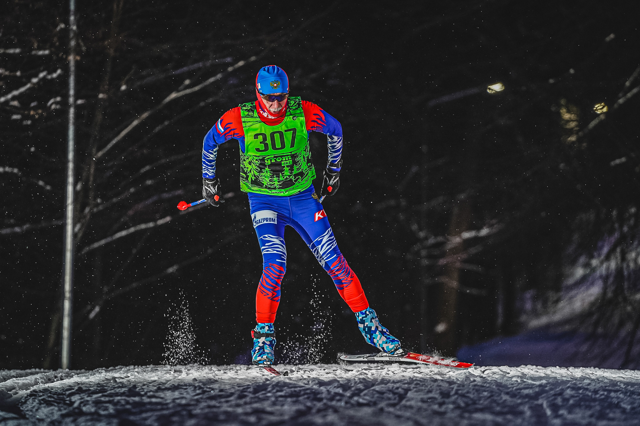Ski Grom Night Odintsovo. Спортивный и репортажный фотограф Иван Счетчиков