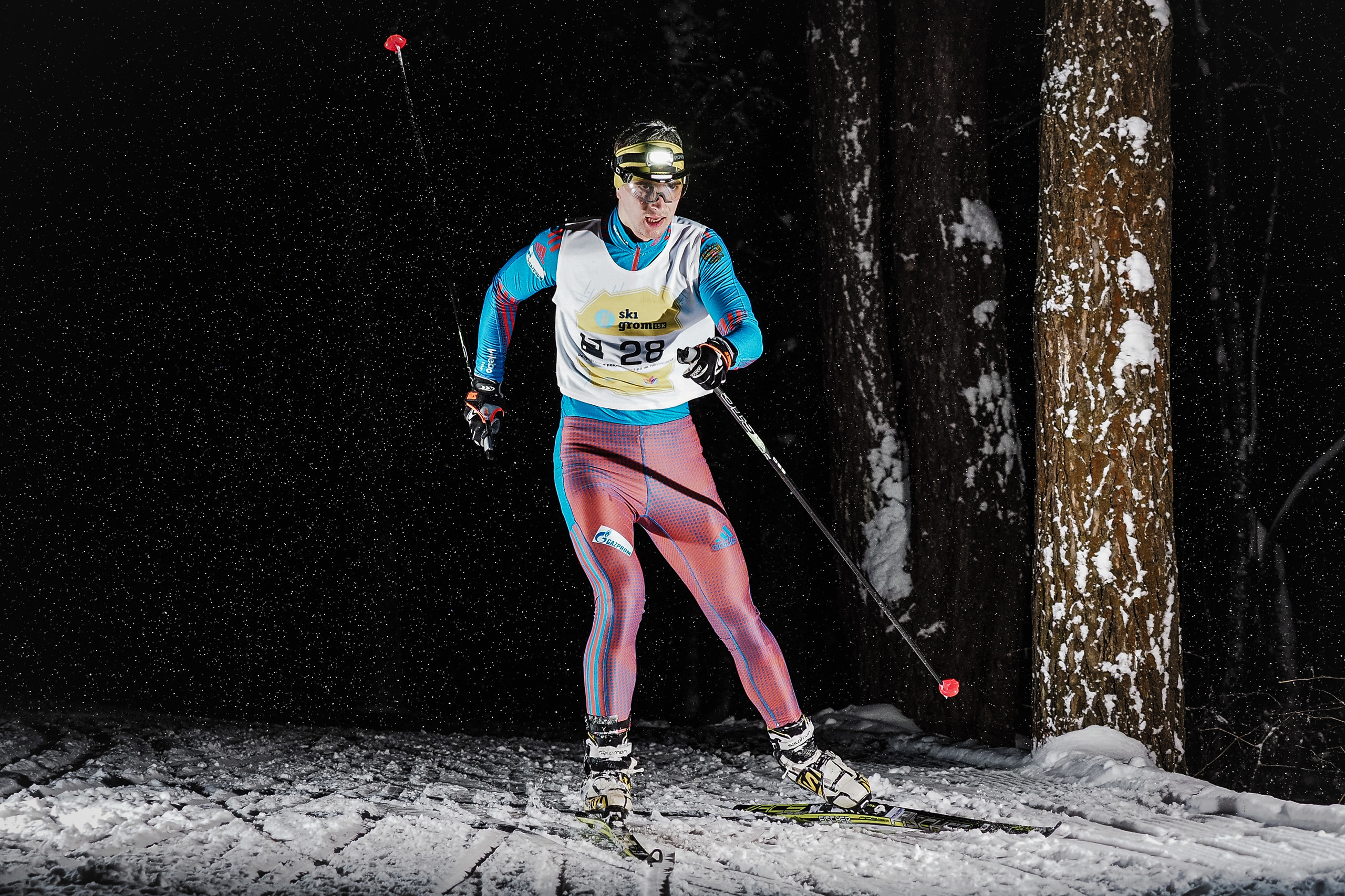 SkiGromNight15k. Спортивный и репортажный фотограф Иван Счетчиков