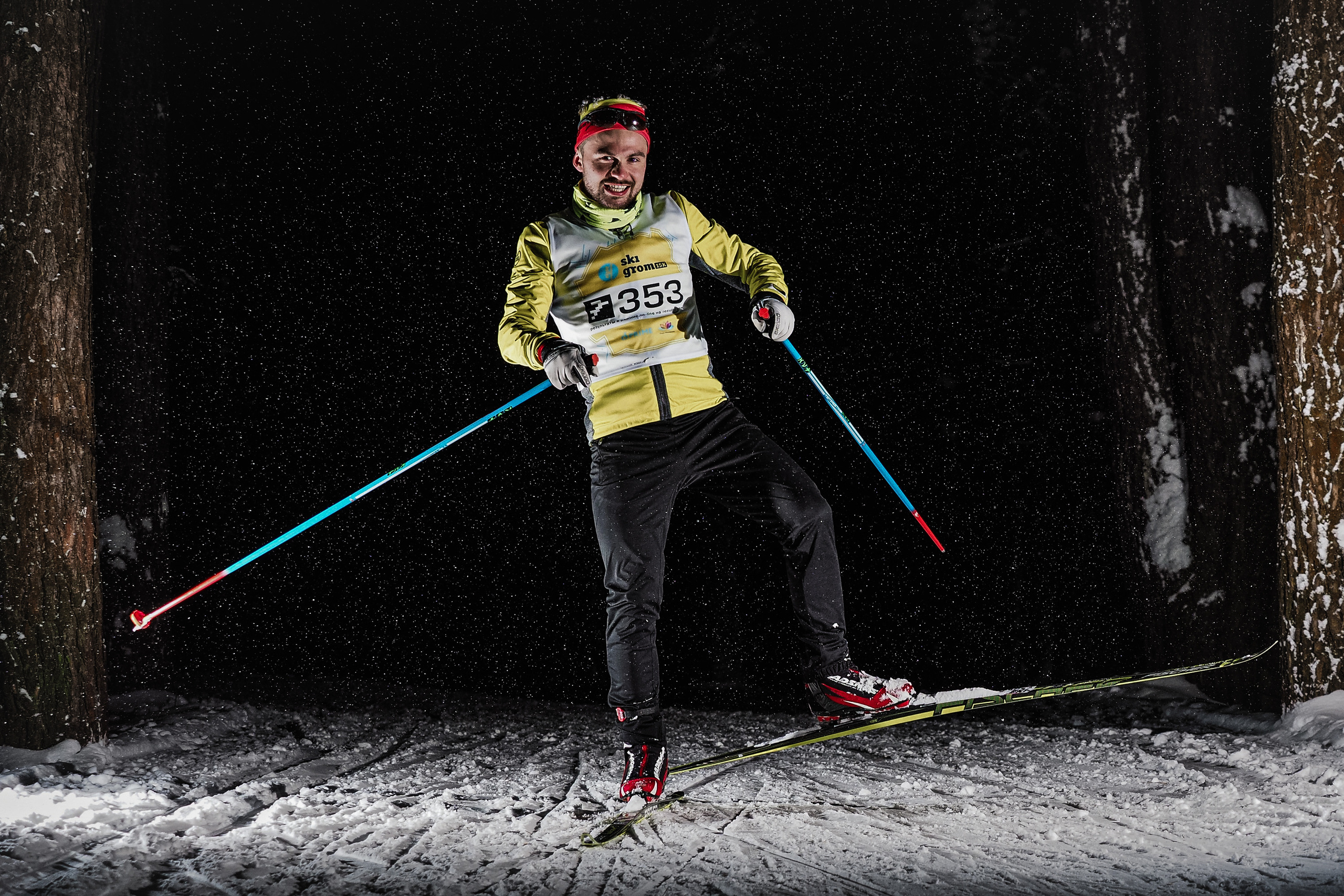 SkiGromNight15k. Спортивный и репортажный фотограф Иван Счетчиков