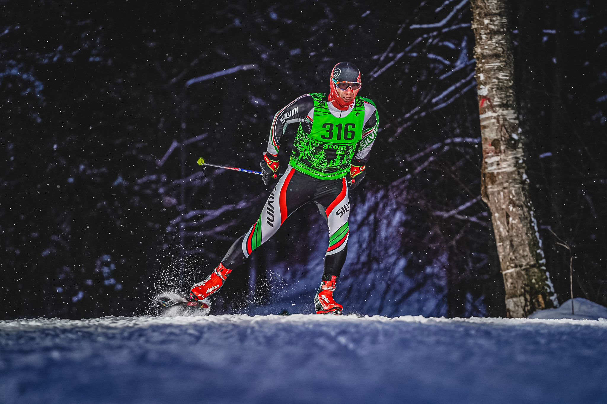 Ski Grom Night Odintsovo. Спортивный и репортажный фотограф Иван Счетчиков