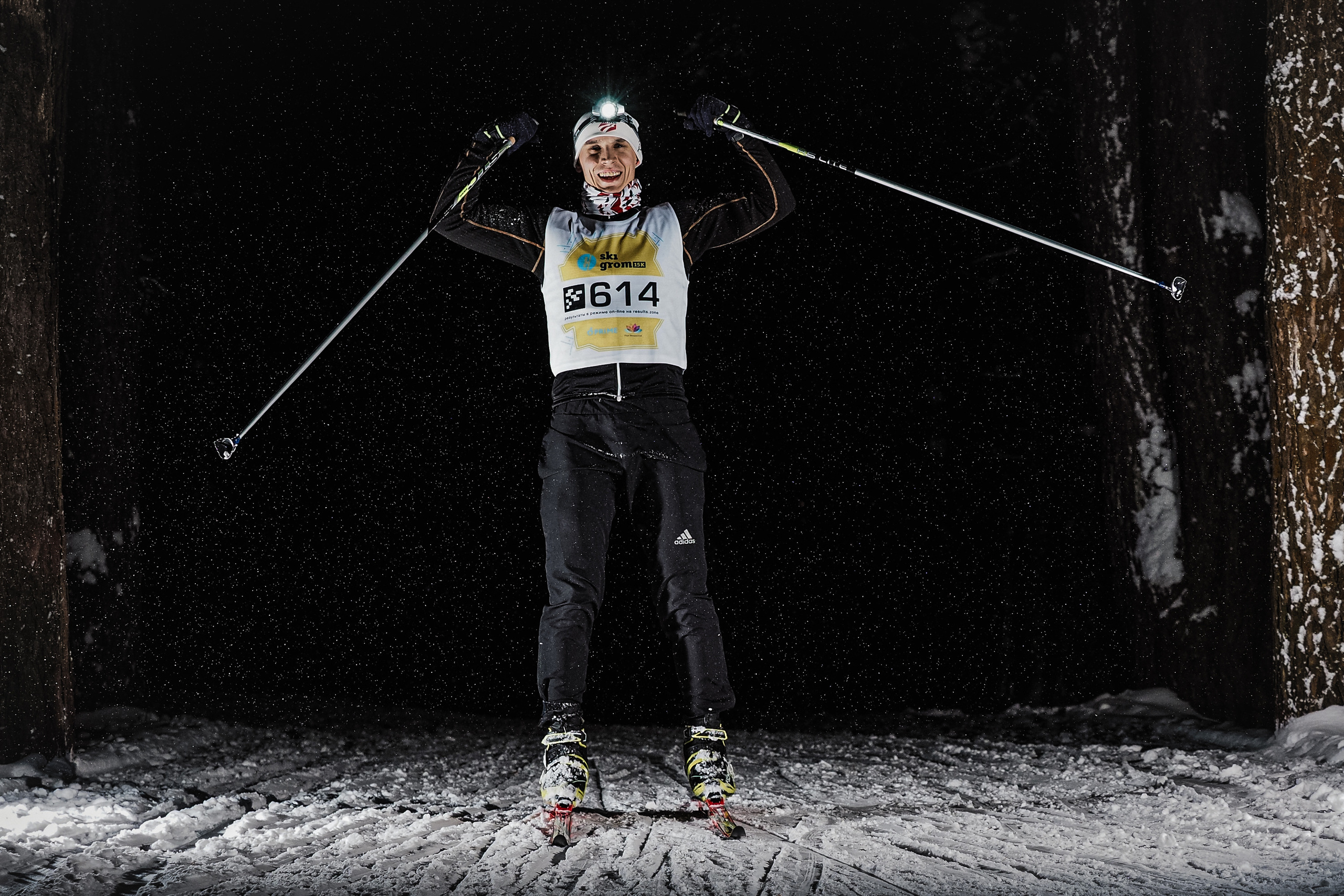 SkiGromNight15k. Спортивный и репортажный фотограф Иван Счетчиков