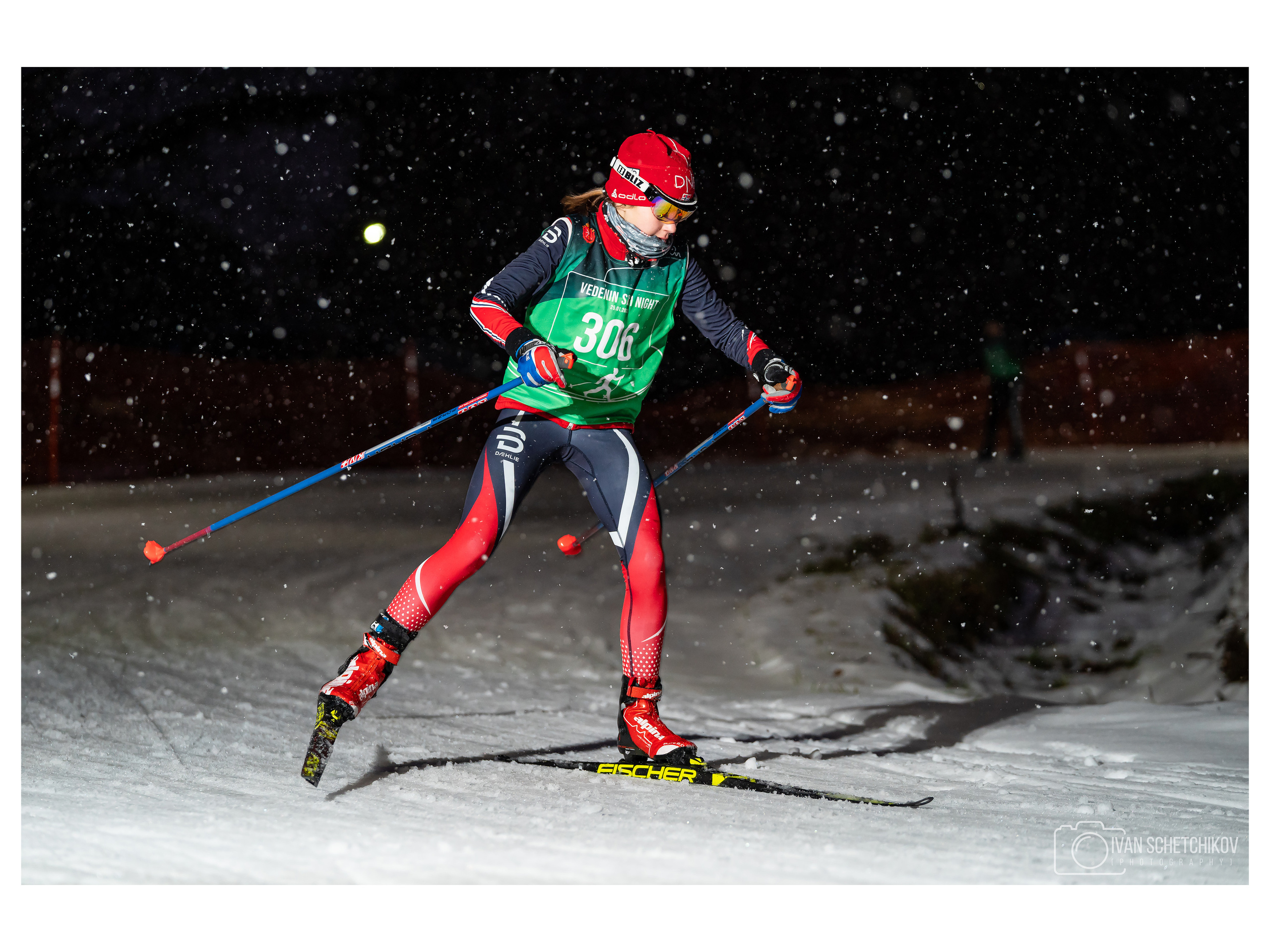 Vedenin Ski Night. Спортивный и репортажный фотограф Иван Счетчиков