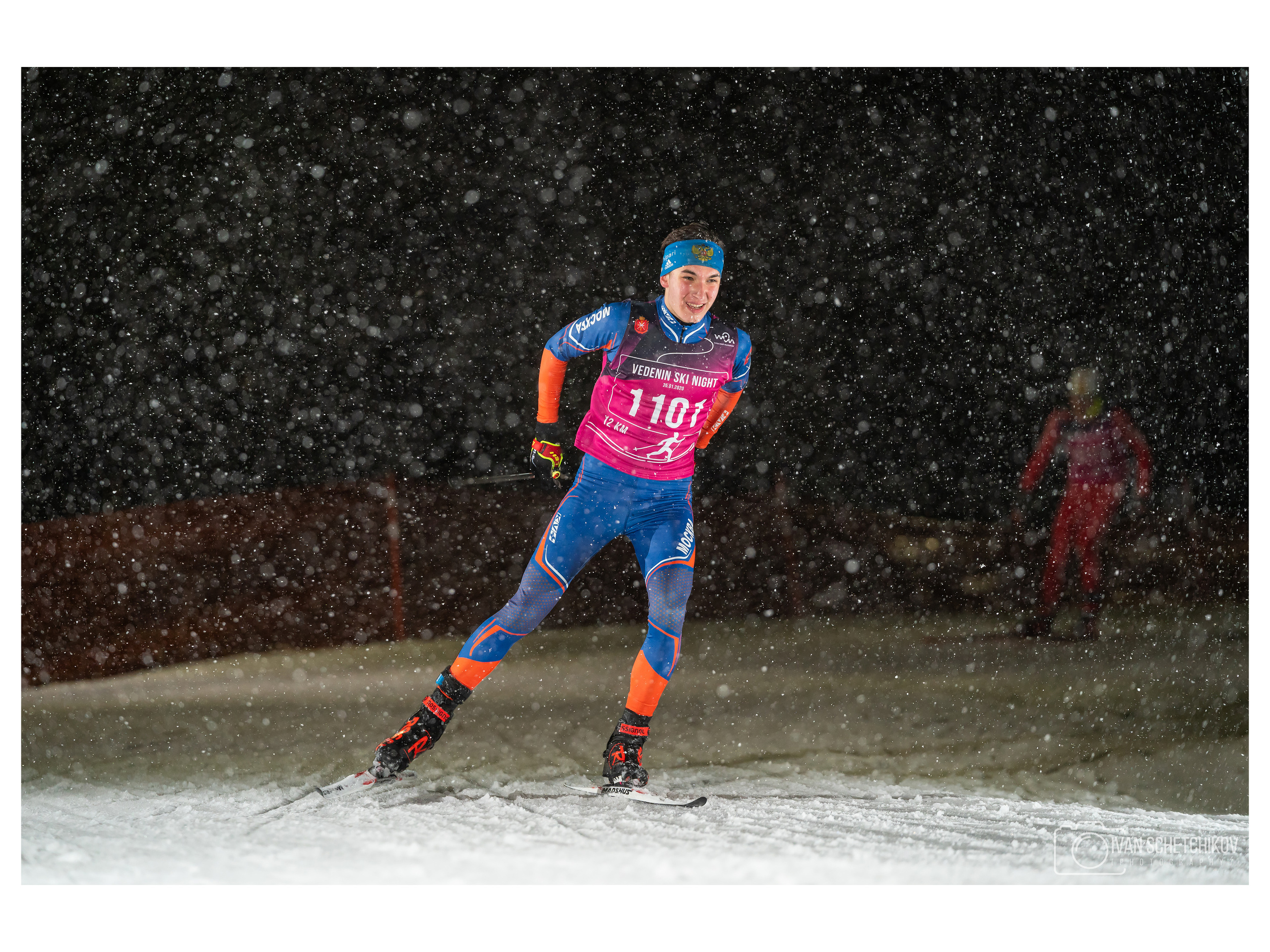 Vedenin Ski Night. Спортивный и репортажный фотограф Иван Счетчиков