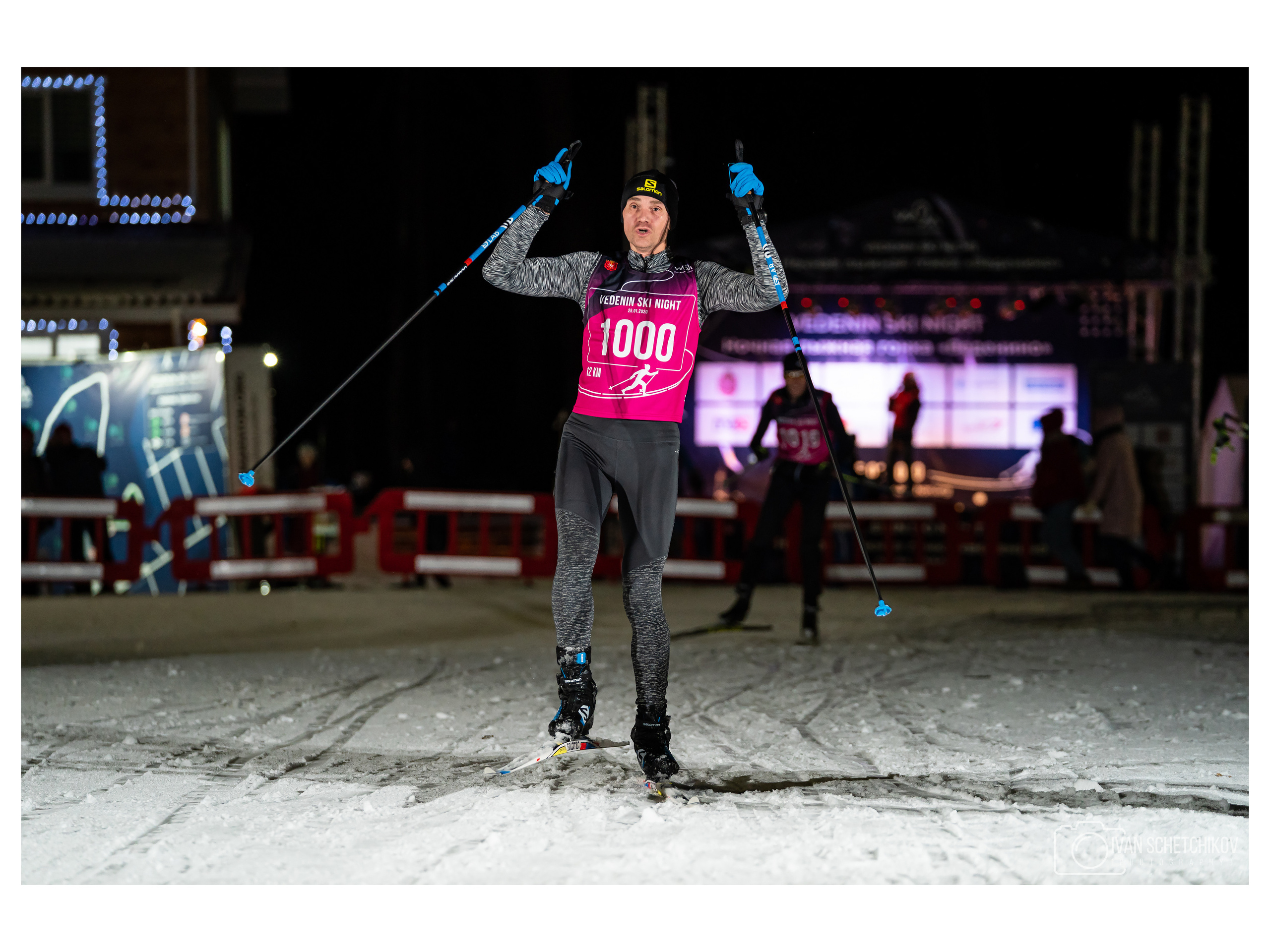Vedenin Ski Night. Спортивный и репортажный фотограф Иван Счетчиков