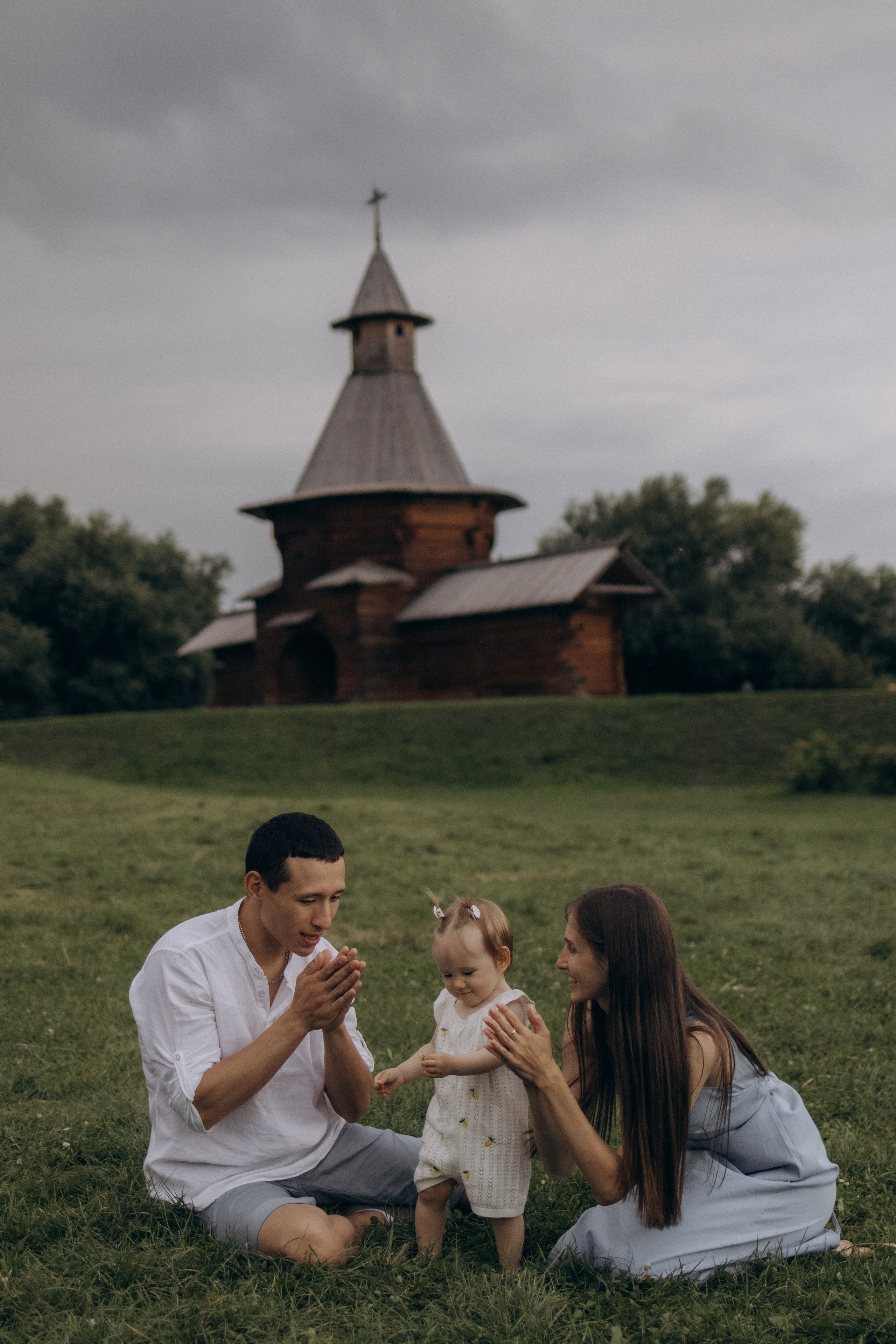 Роман, Мария и Алиса. Семейный фотограф Москва