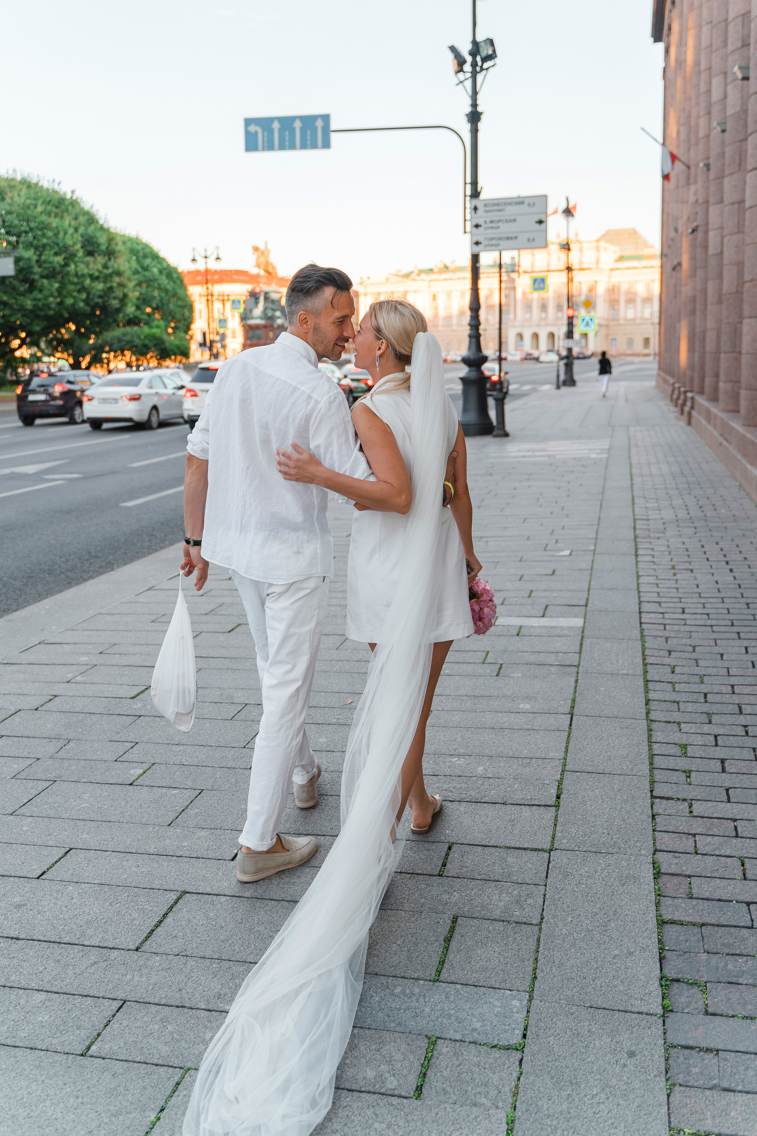 Лавстори на крыше напротив Исаакиевского собора