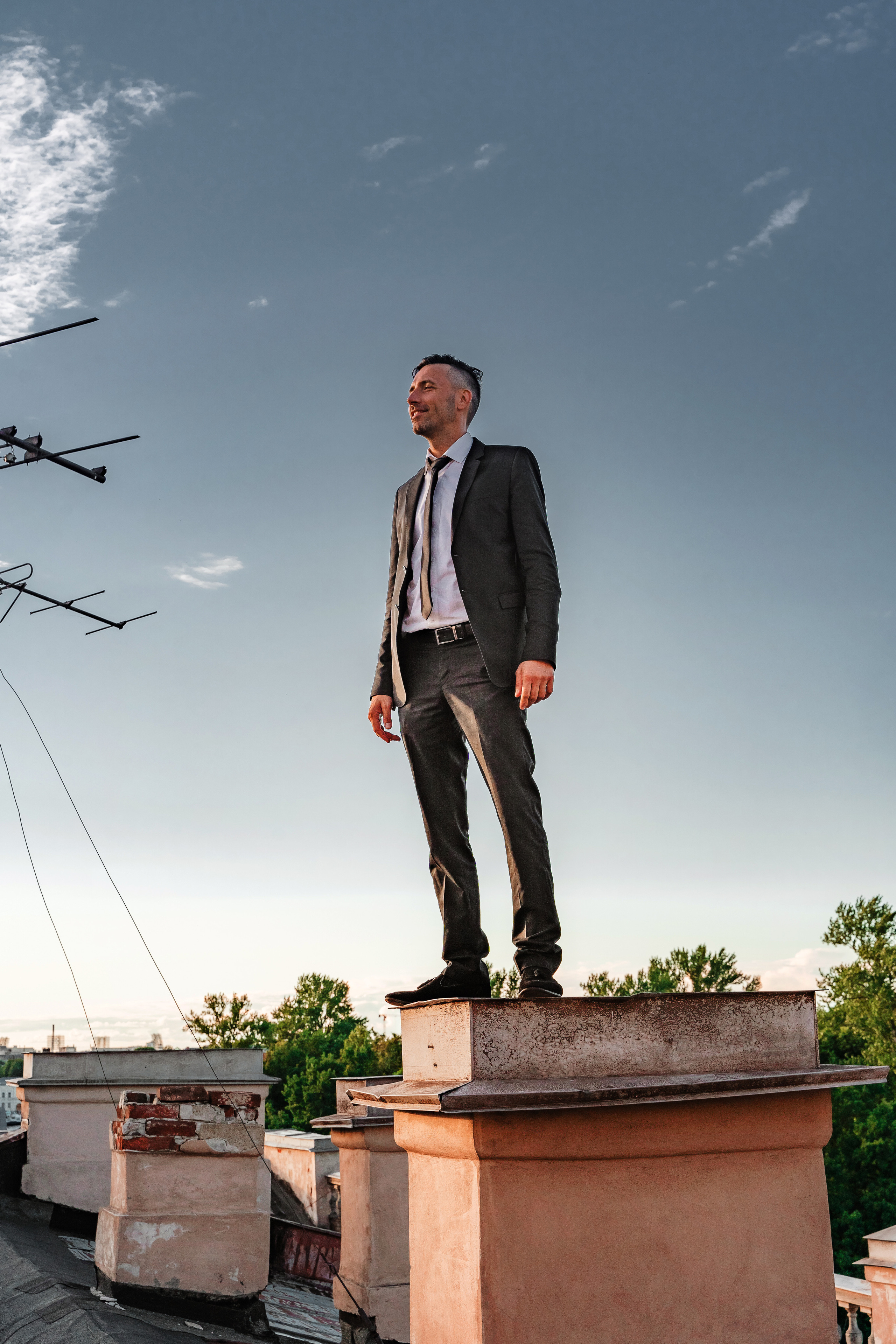 Лавстори на крыше напротив Исаакиевского собора