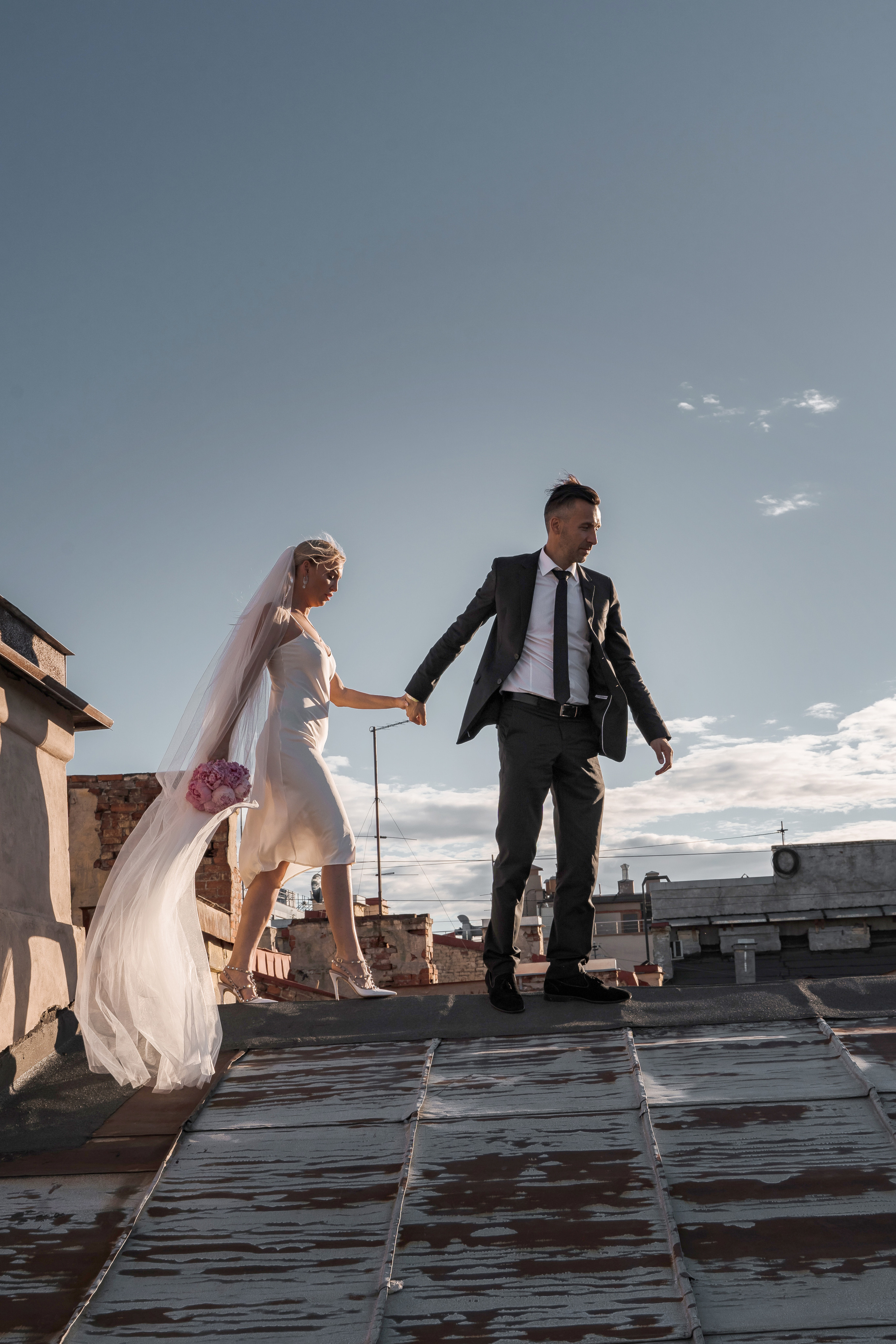 Лавстори на крыше напротив Исаакиевского собора