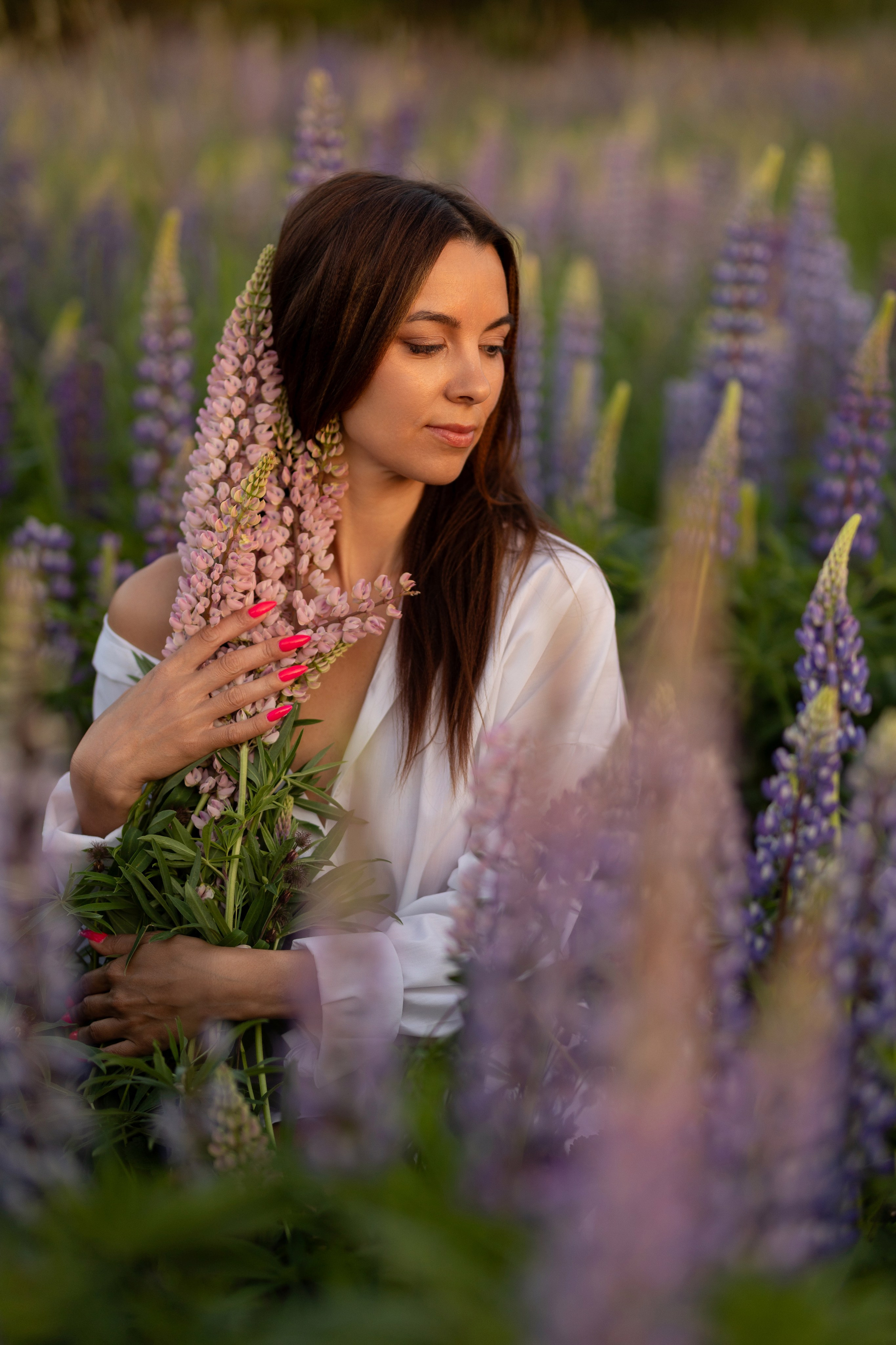 Фотосессия с люпинами. Семейный и свадебный фотограф в Санкт-Петербурге Татьяна Швыкова