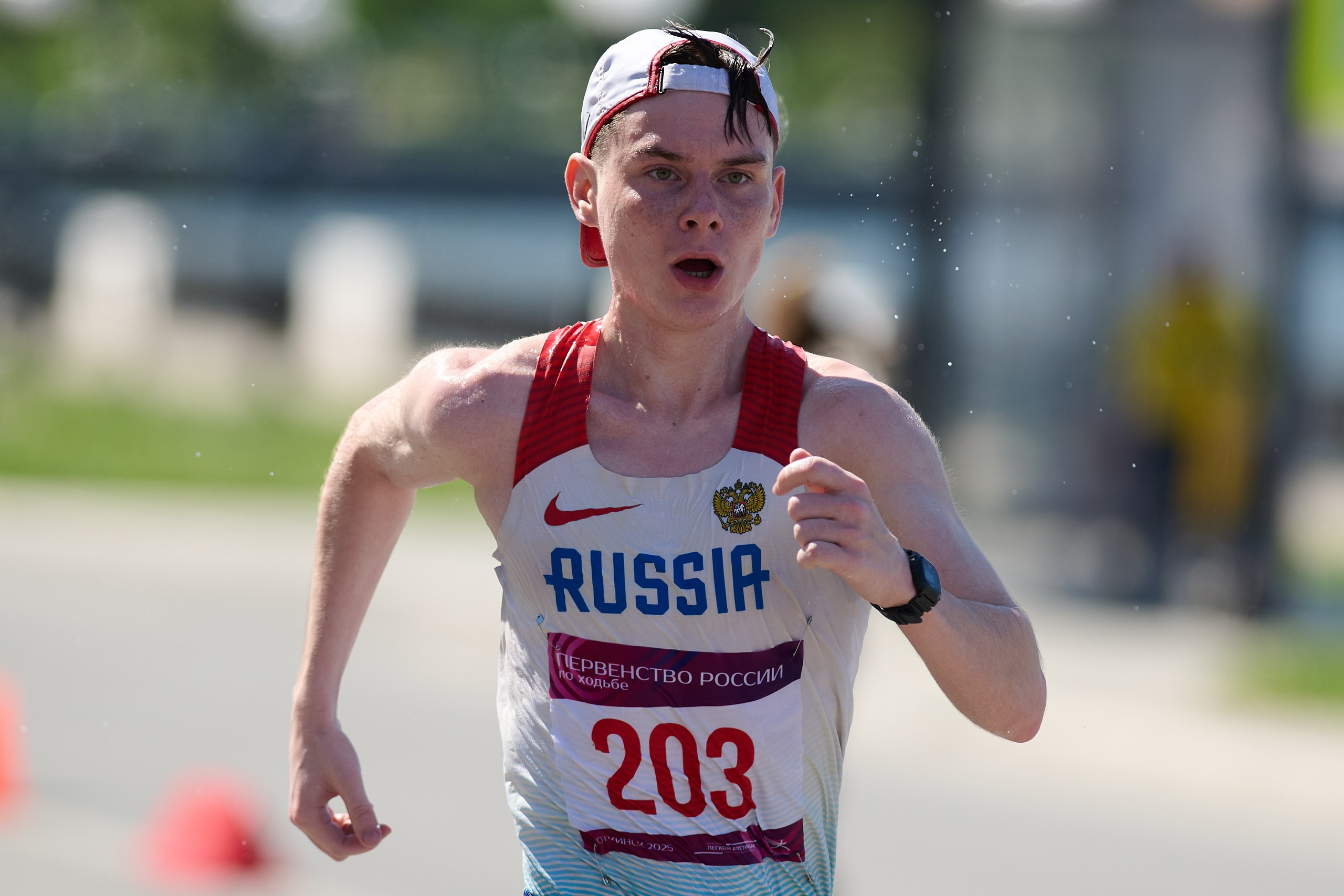 Чемпионат России по спортивной ходьбе 2025. Спортивный репортажный фотограф в Ижевске Сергей Мерзляков