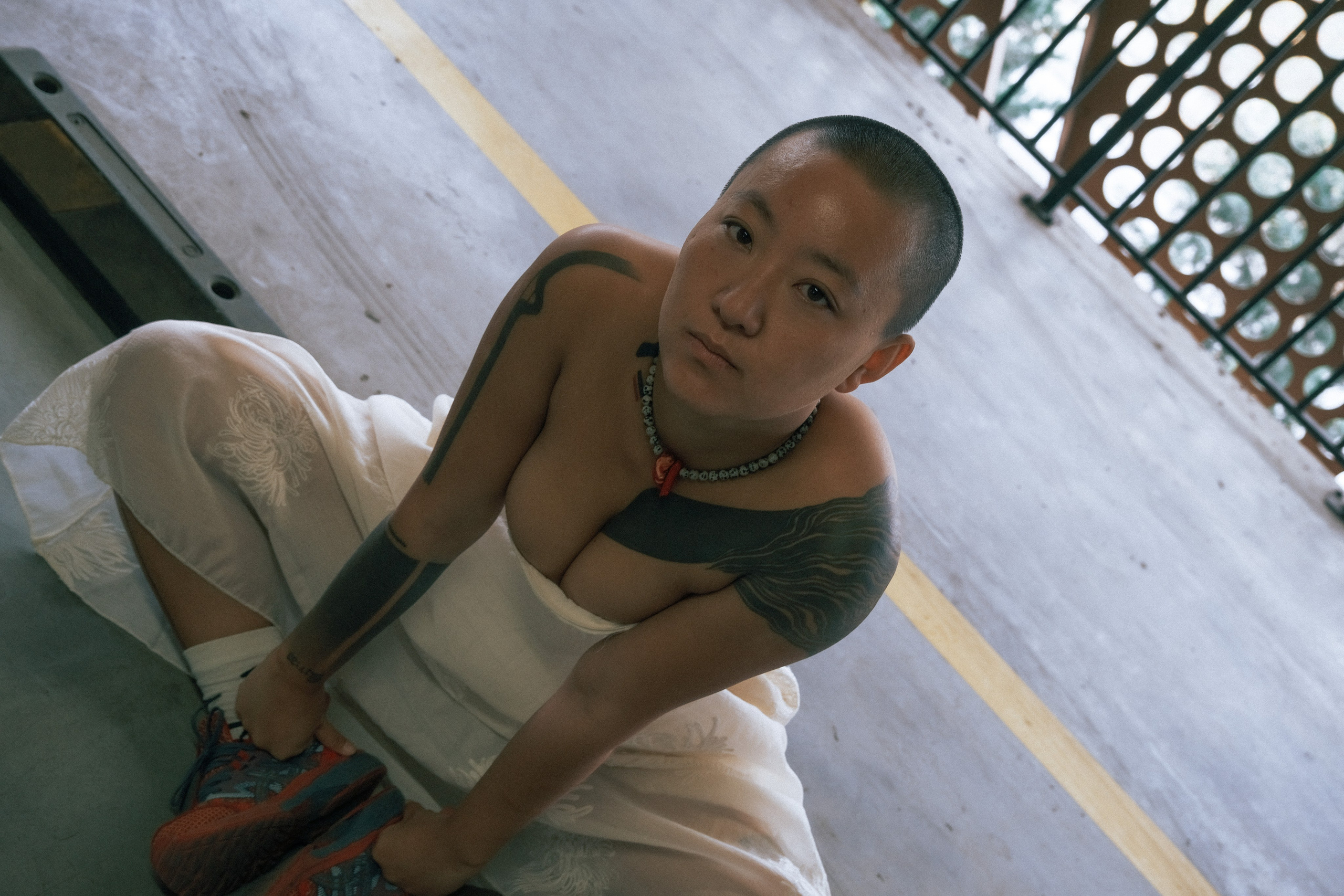 Tibetan girl. Photographer Tbilisi