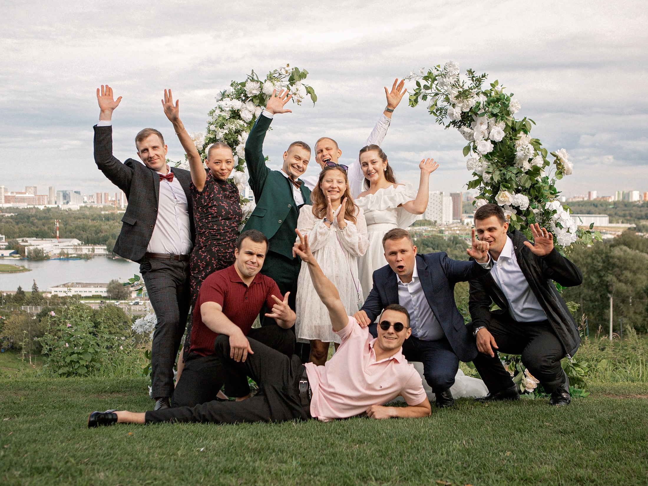 Свадьба на природе. Свадебный и портретный фотограф Москва