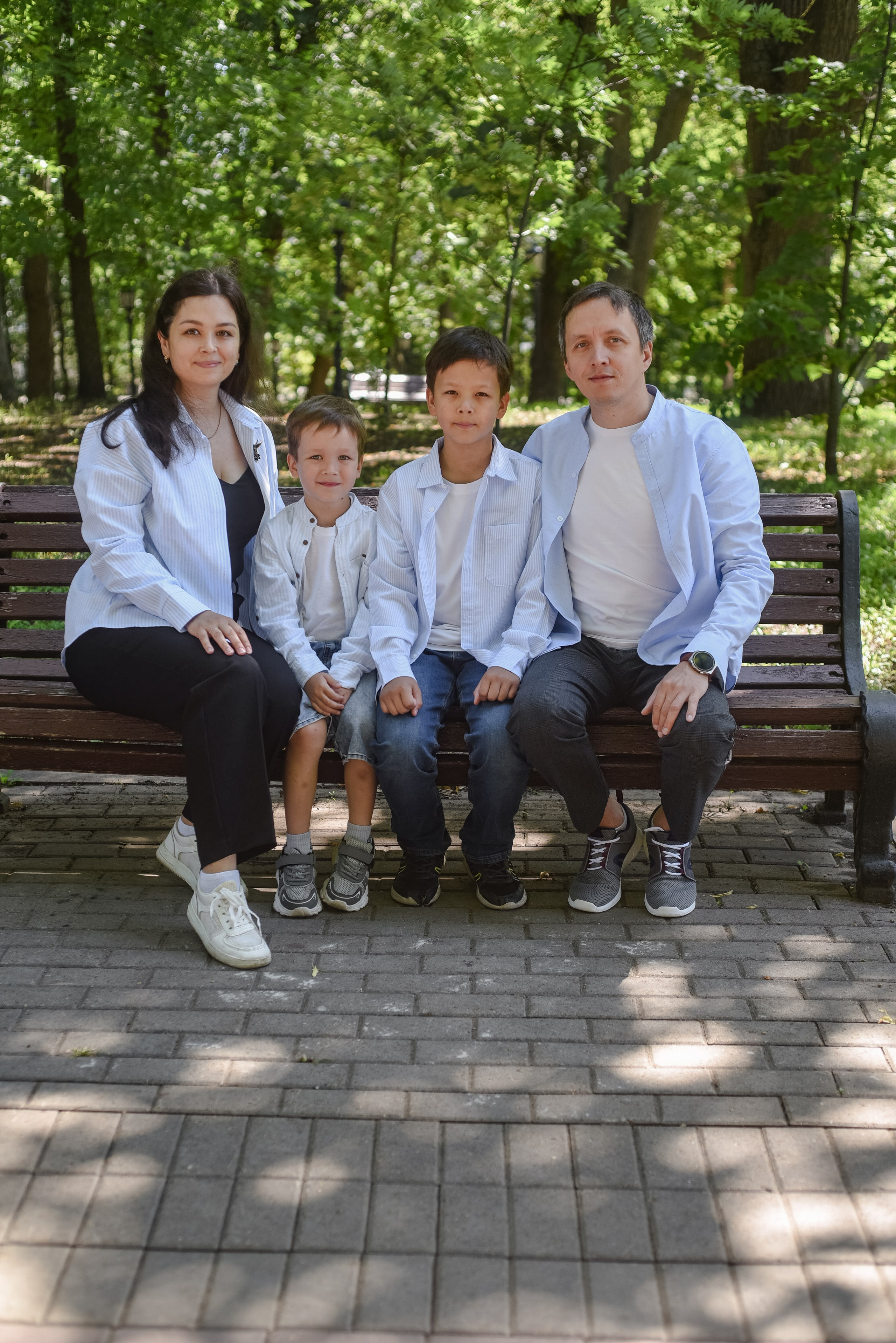 Семейная съемка в парке. Семейный и свадебный фотограф в г. Уфа Динара