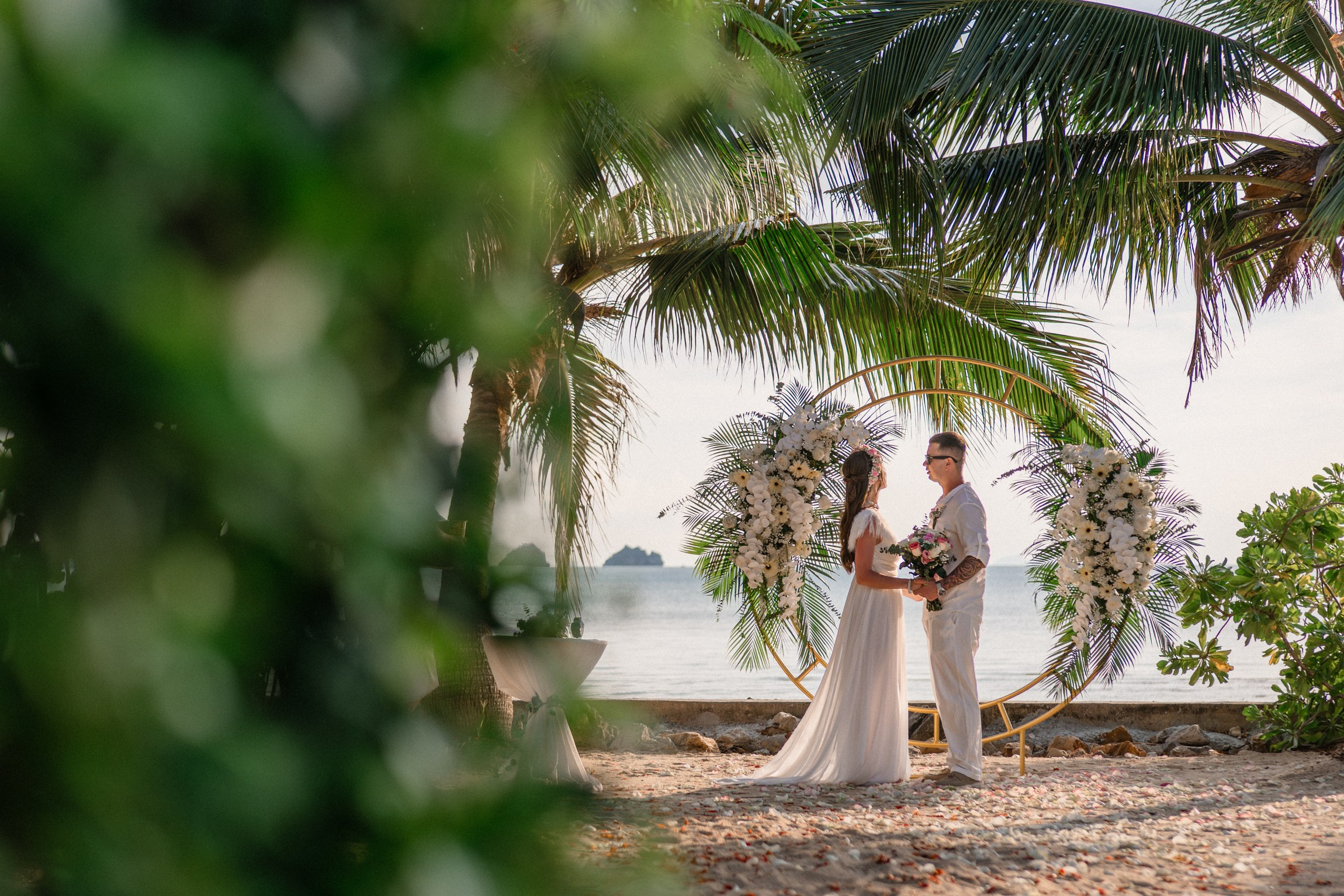 Wedding on the Beach in Koh Samui, Thailand | Tropical Destination Wedding