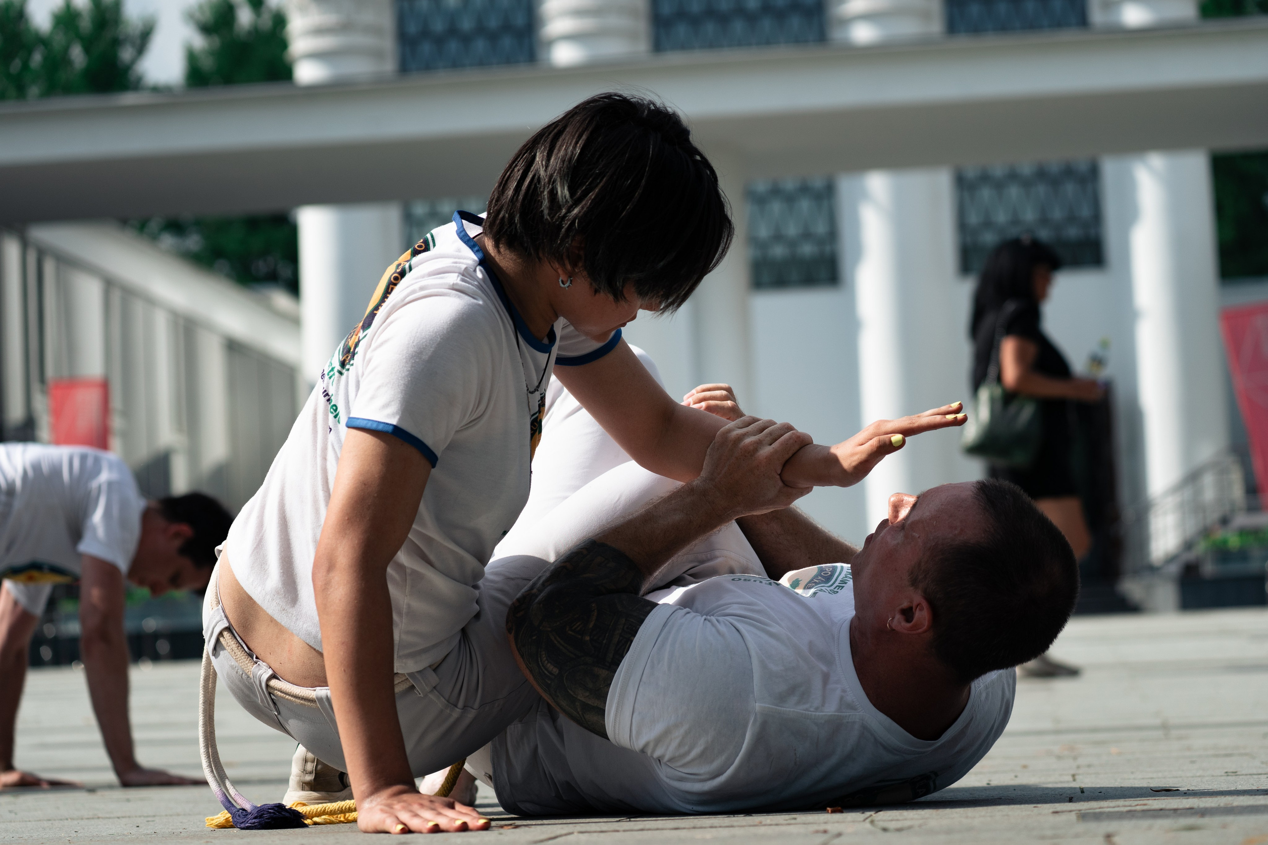 Открытый класс AXE Capoeira на фестивале неолимписких видов спорта на ВДНХ 2025 г:. Фотограф в Москве Ткаченко Владимир