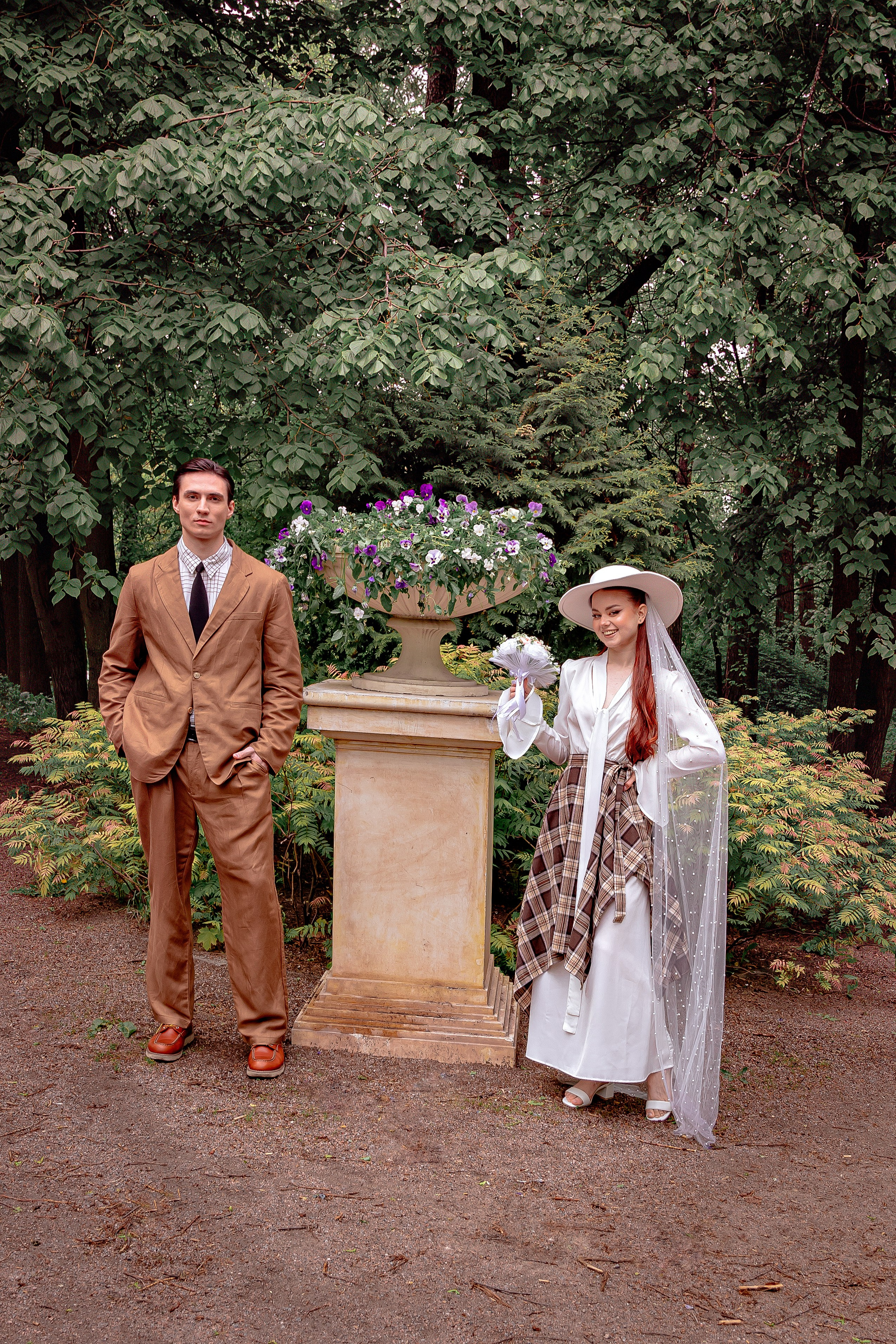 Свадьба под дождем «Марина-Марк». Свадебный/Портретный фотограф снимаю в Москве