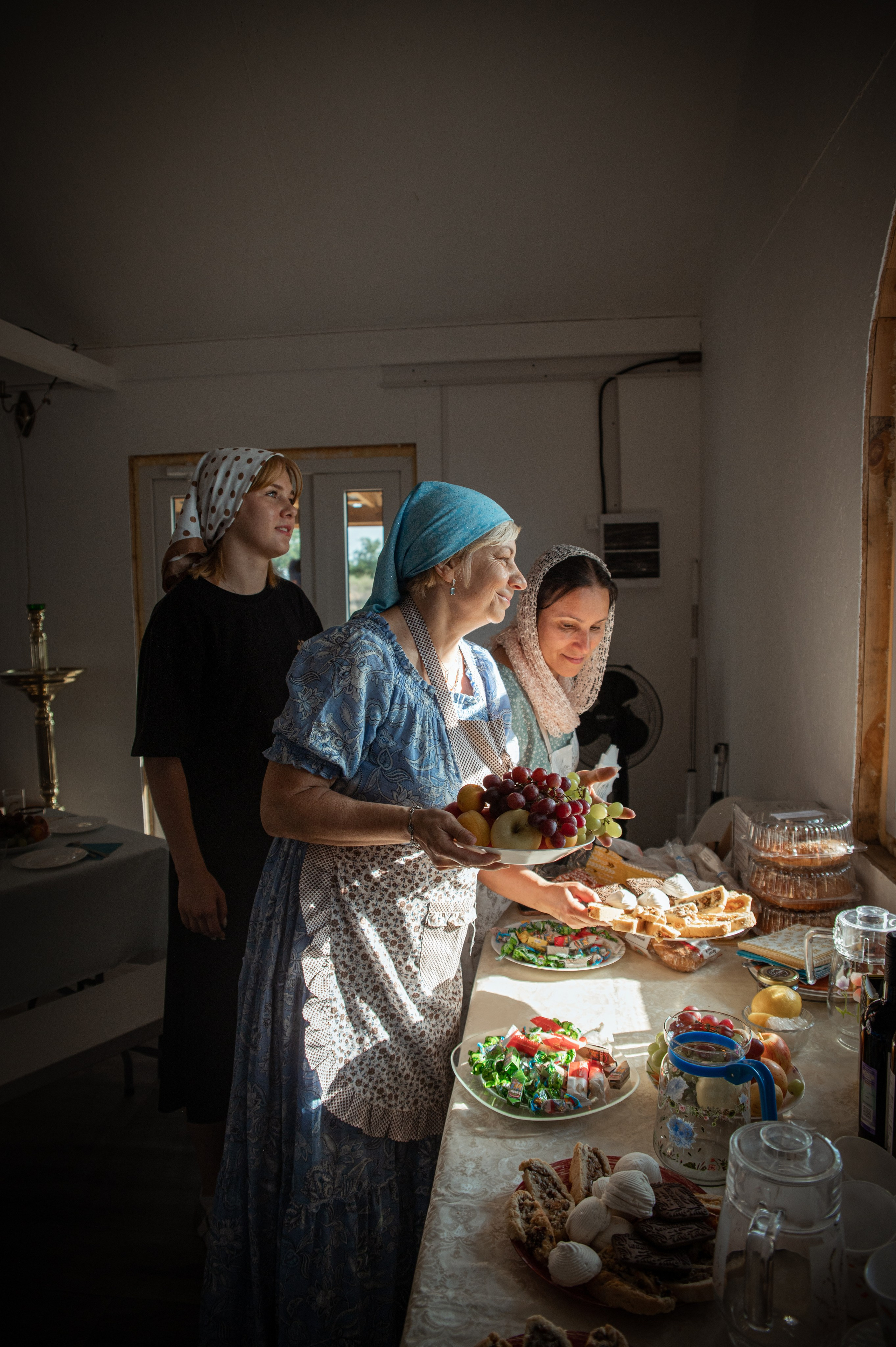 Освещение купола в храме Казанской иконы Божьей Матери х. Закутский. Церковный, семейный и репортажный фотограф Волгоград, Волжский