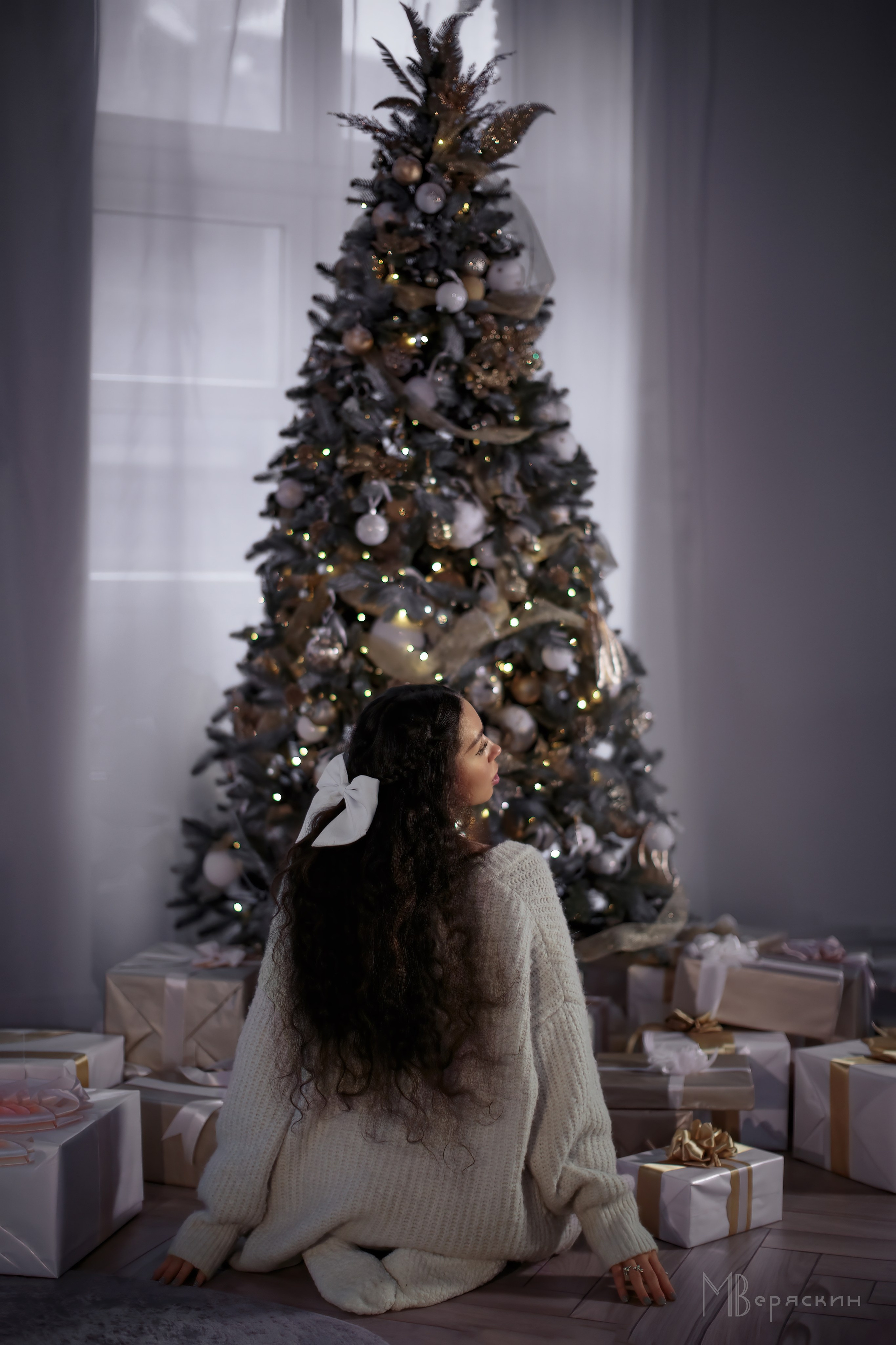 Новогодняя в студии