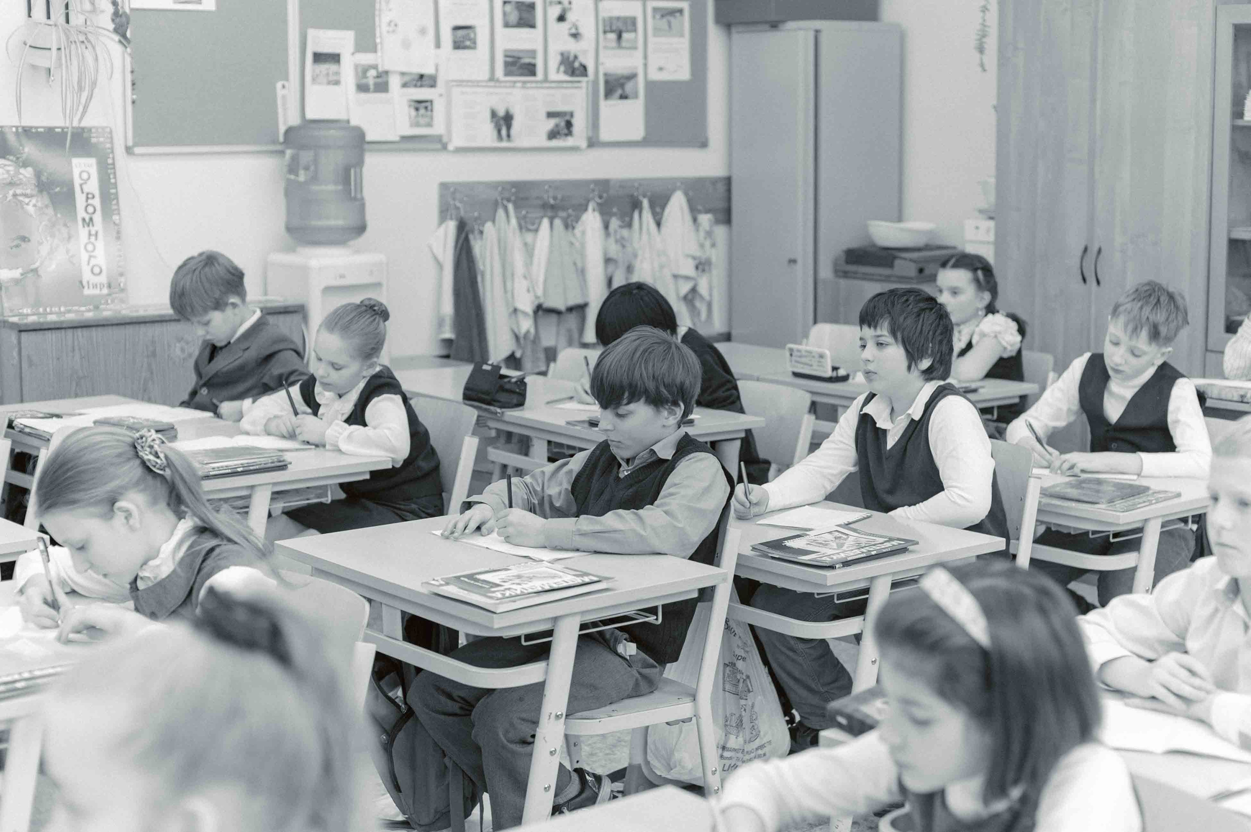 4 класс на уроке, школа 26, Москва, 2013 год. Фотограф и видеограф в Москве и Абу Даби Мария Кулагина