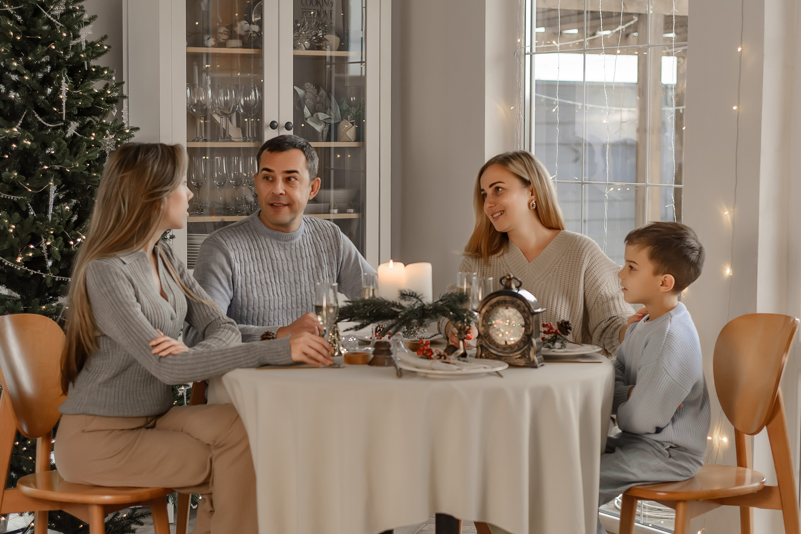 Новогодняя семейная фотосессия Дода. Семейный и детский фотограф Кущ Наташа