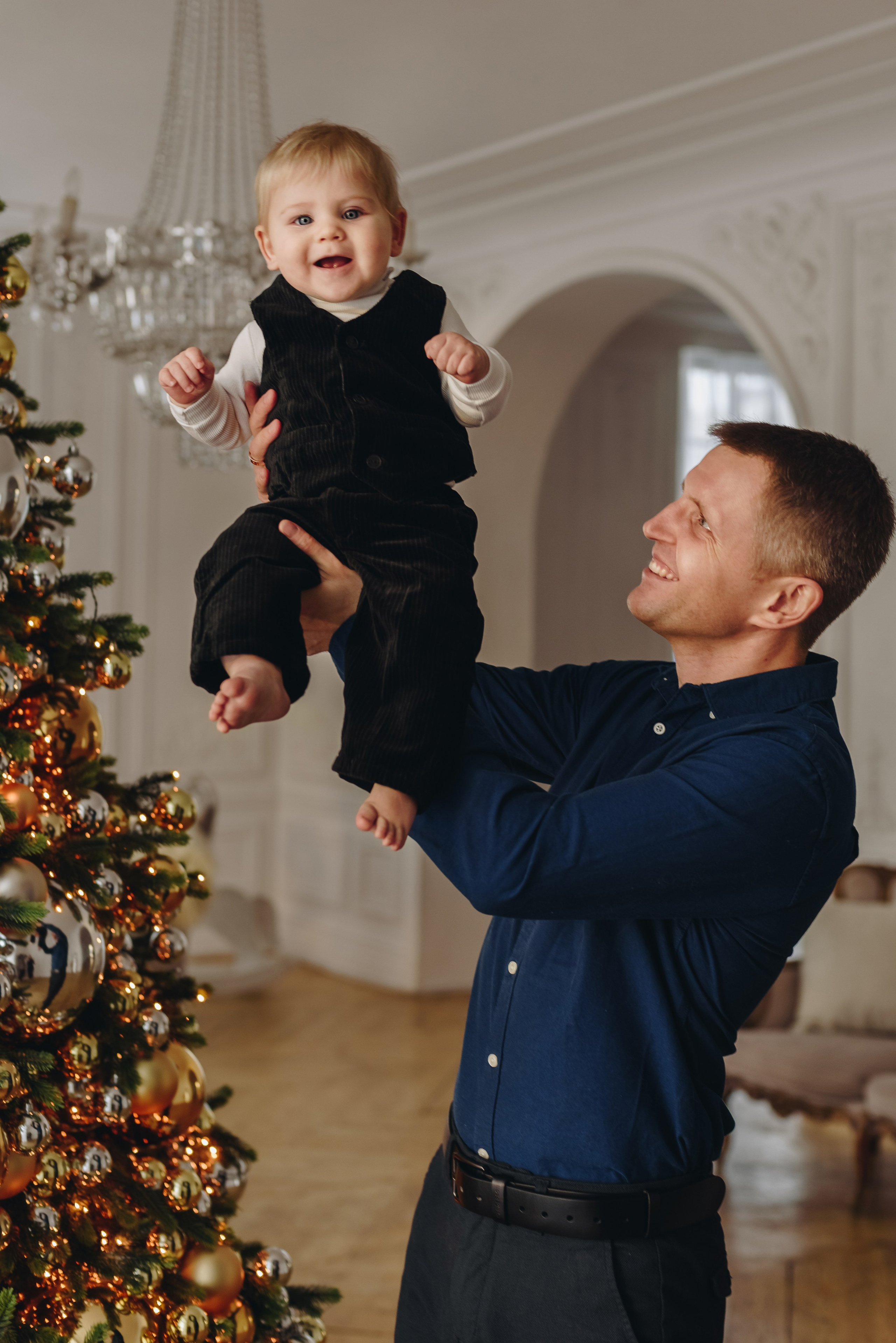 Новогодняя фотосессия в фотостудии. Фотограф Юлия Кондратьева