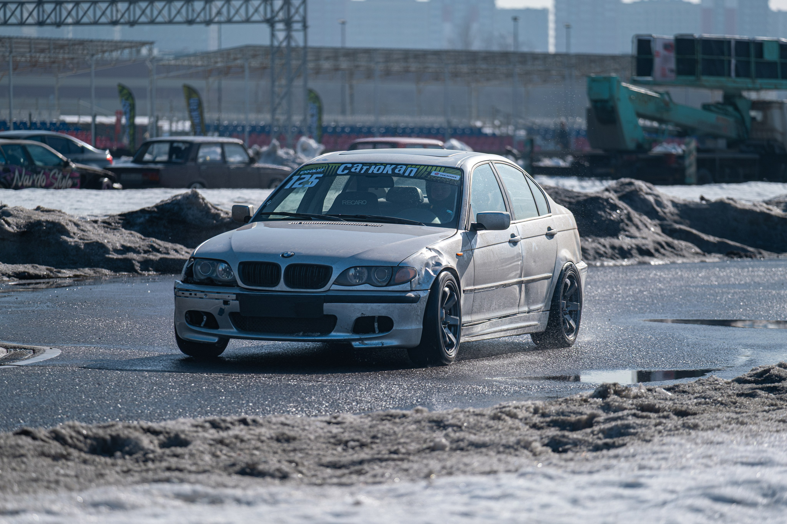 Спортивная автомобильная съемка. Malenkyia