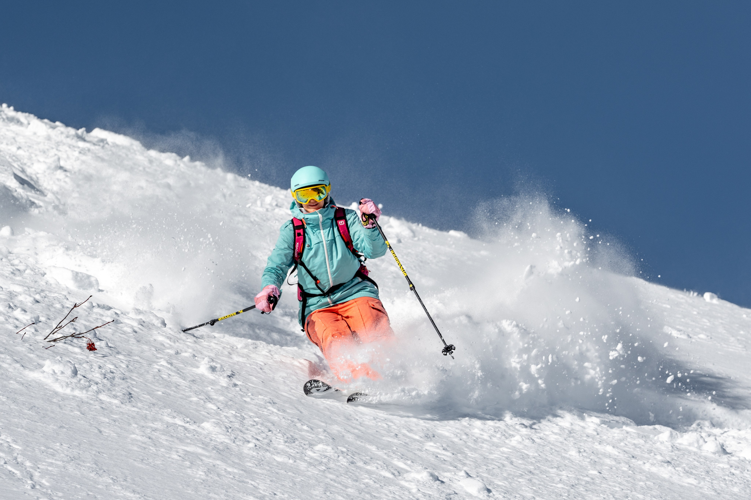Внетрассовое катание в рамках фрирайд кэмпа с Еленой Ануфриковой. Репортажный фотограф в Красной Поляне и Сочи Павлюченко Екатерина