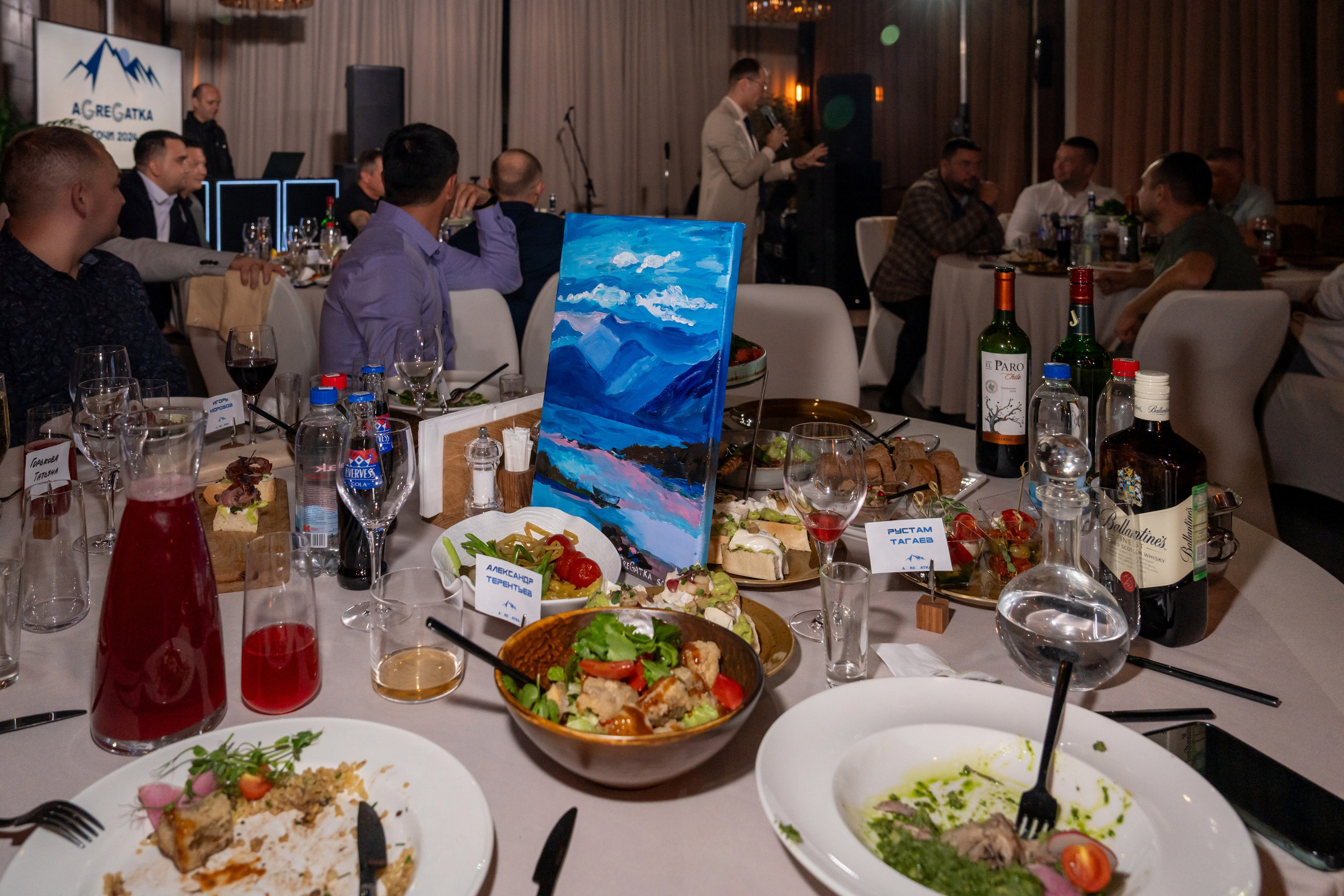Гала-ужин для компании «Agregatka». Репортажный фотограф в Красной Поляне и Сочи Павлюченко Екатерина