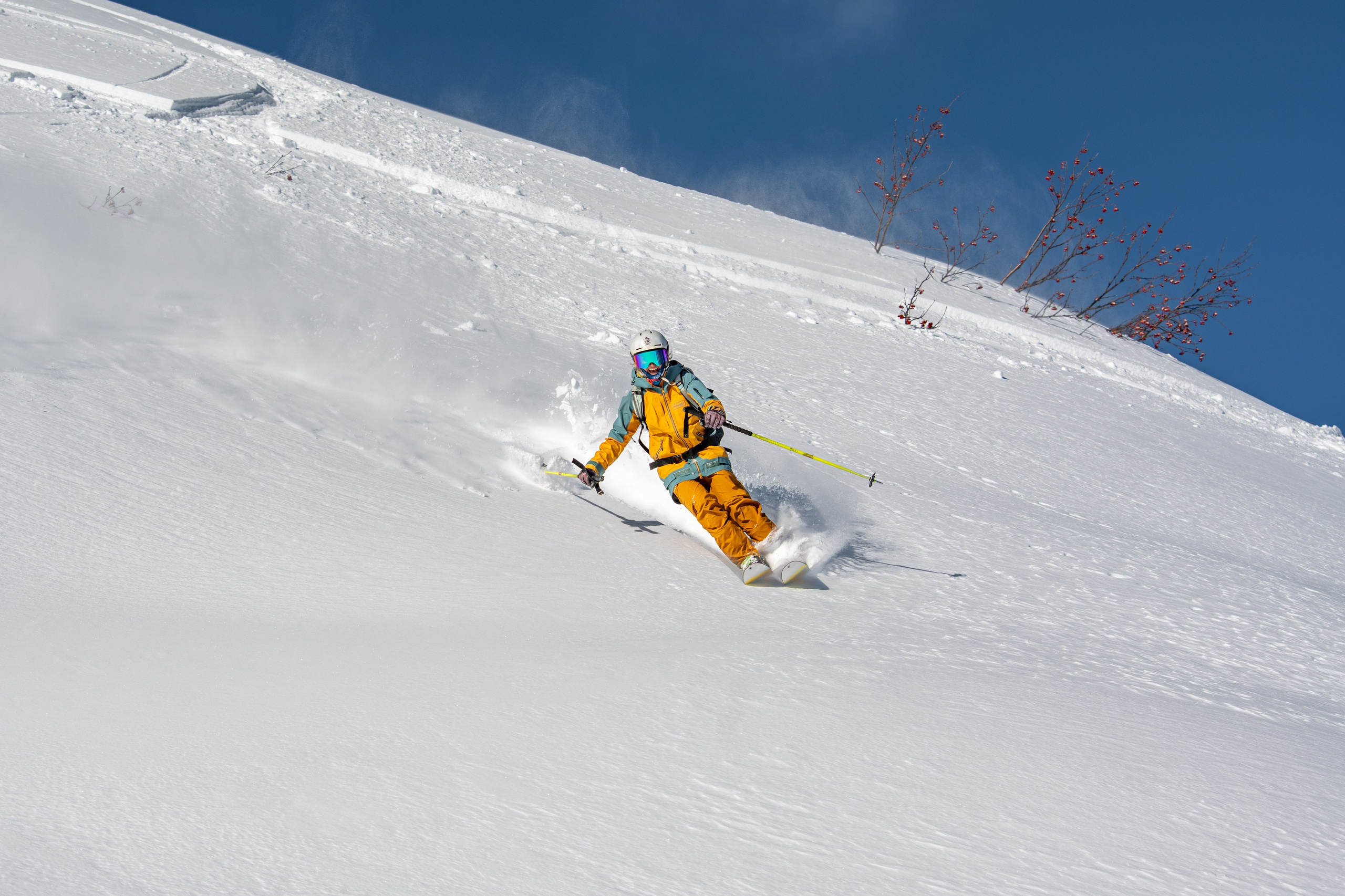 Внетрассовое катание в рамках фрирайд кэмпа с Еленой Ануфриковой. Репортажный фотограф в Красной Поляне и Сочи Павлюченко Екатерина