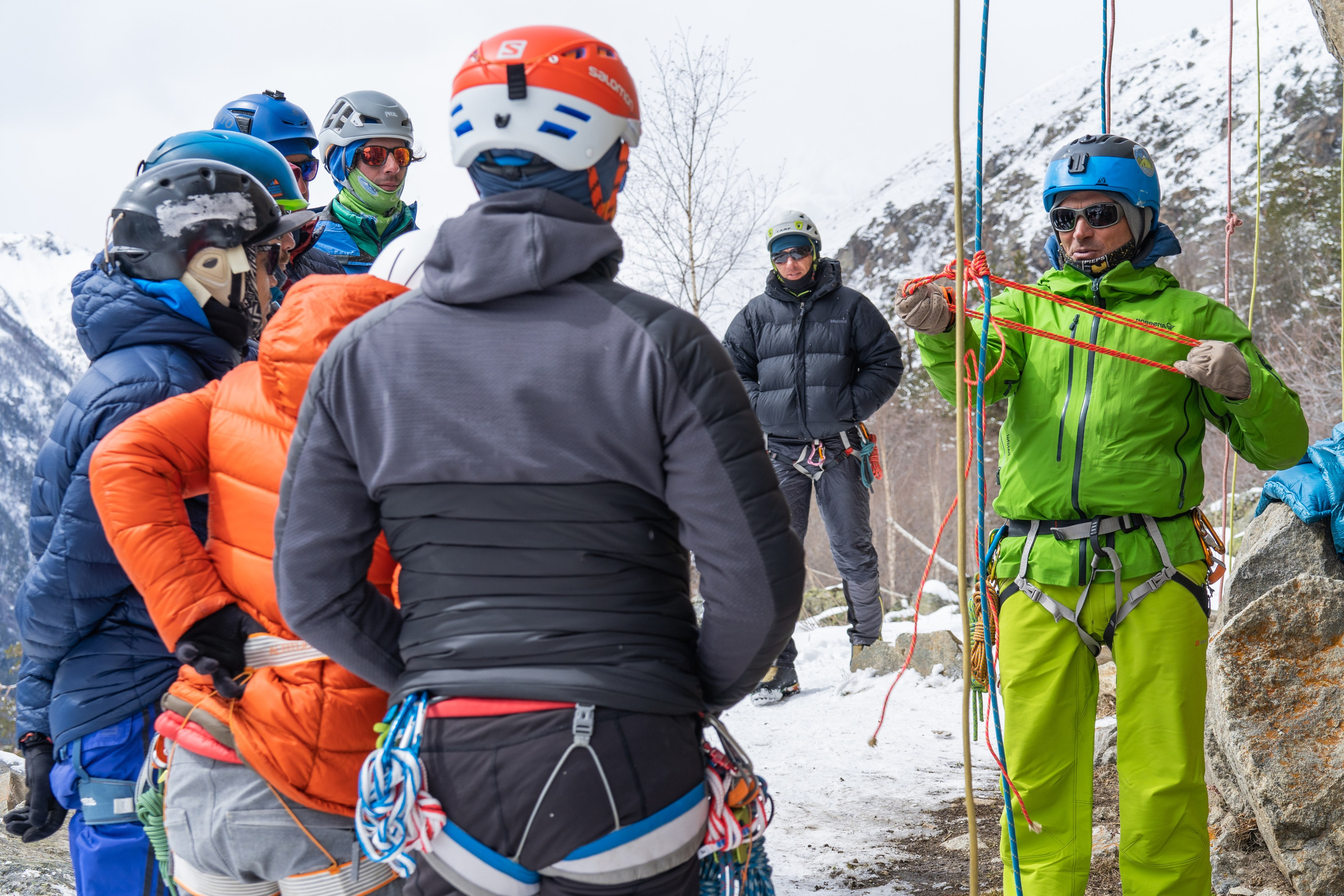 Обучающий модуль для альпинистов в Приэльбрусье. Репортажный фотограф в Красной Поляне и Сочи Павлюченко Екатерина