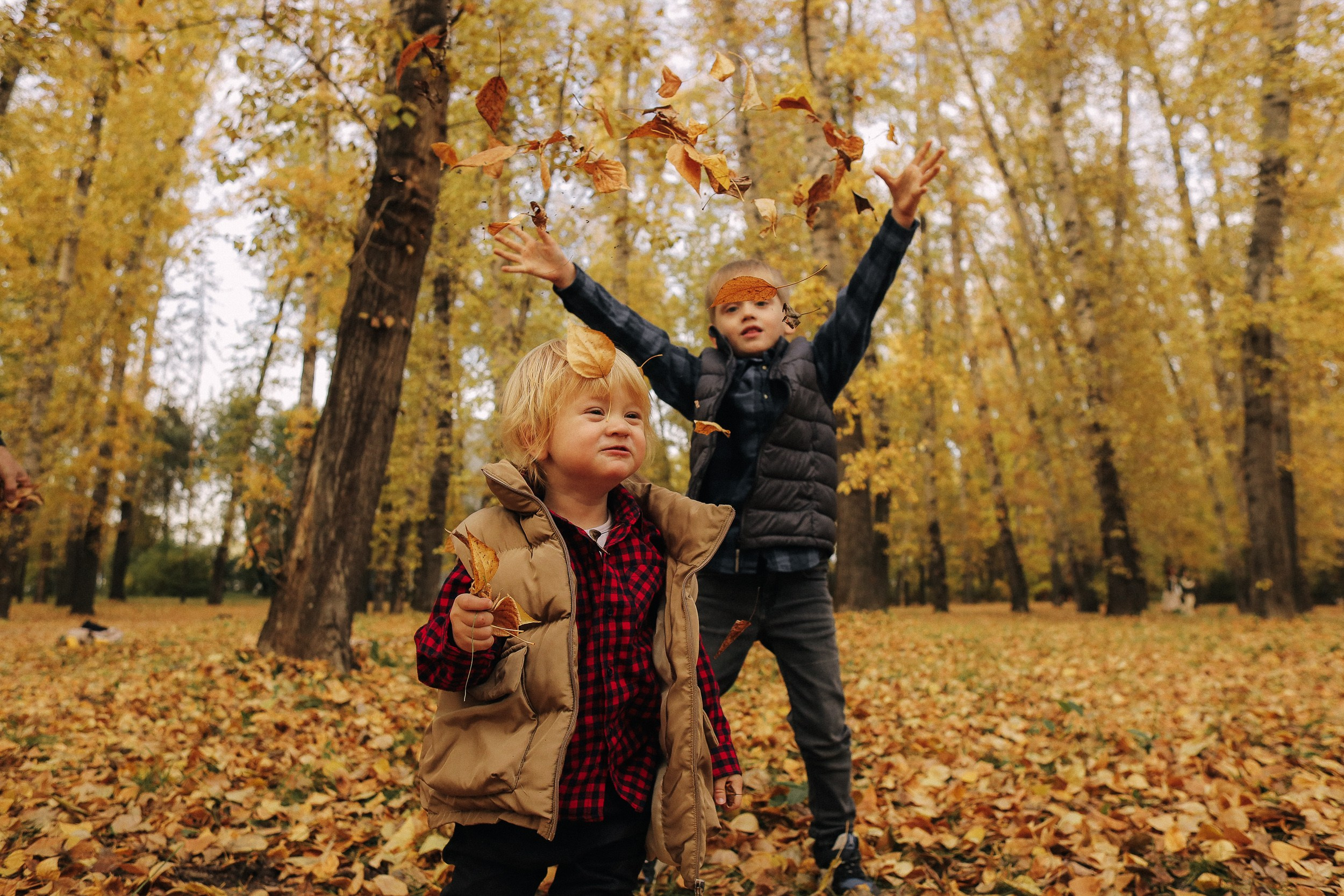 Осеняя и семейная. Фотограф Кемерово