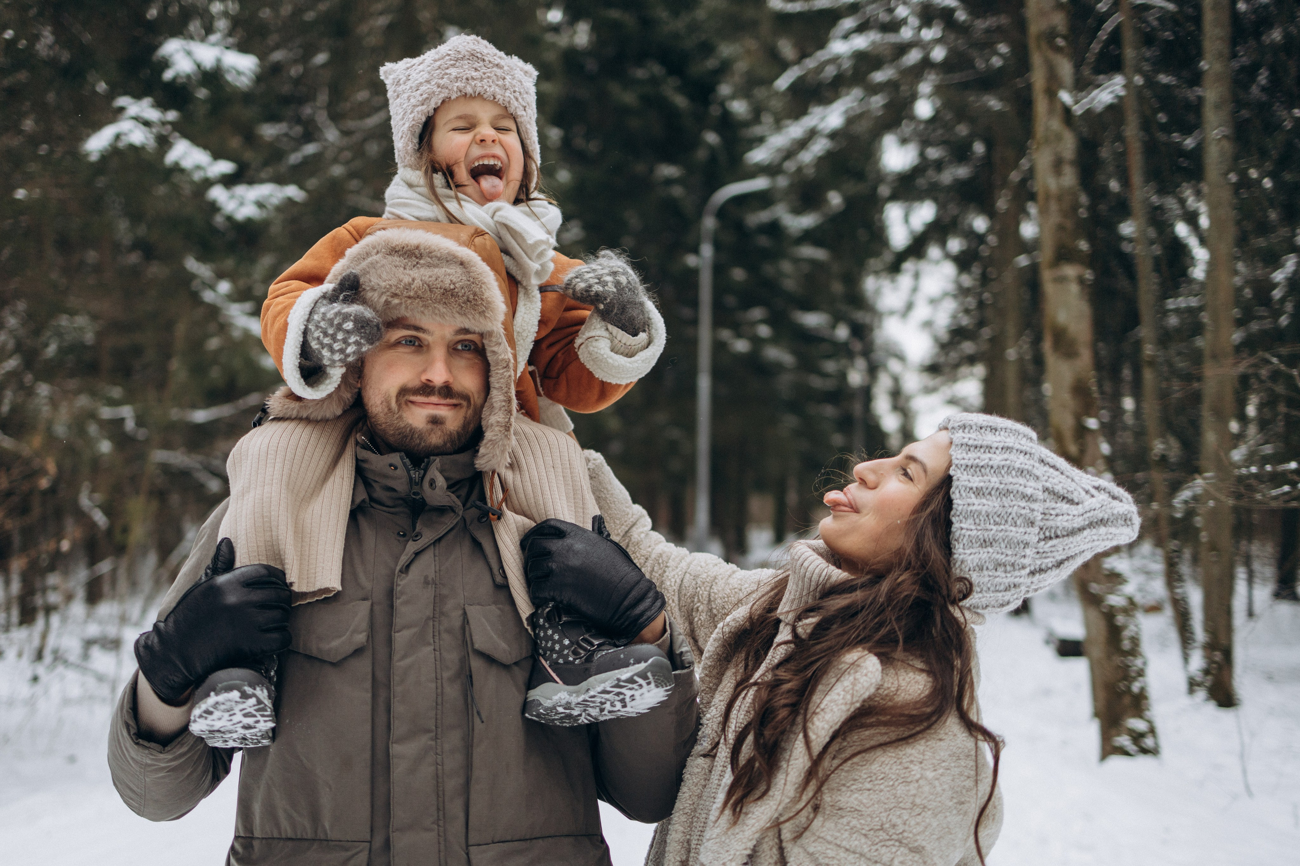 Зимняя прогулка. Семейный фотограф в Москве Валерия Карпова